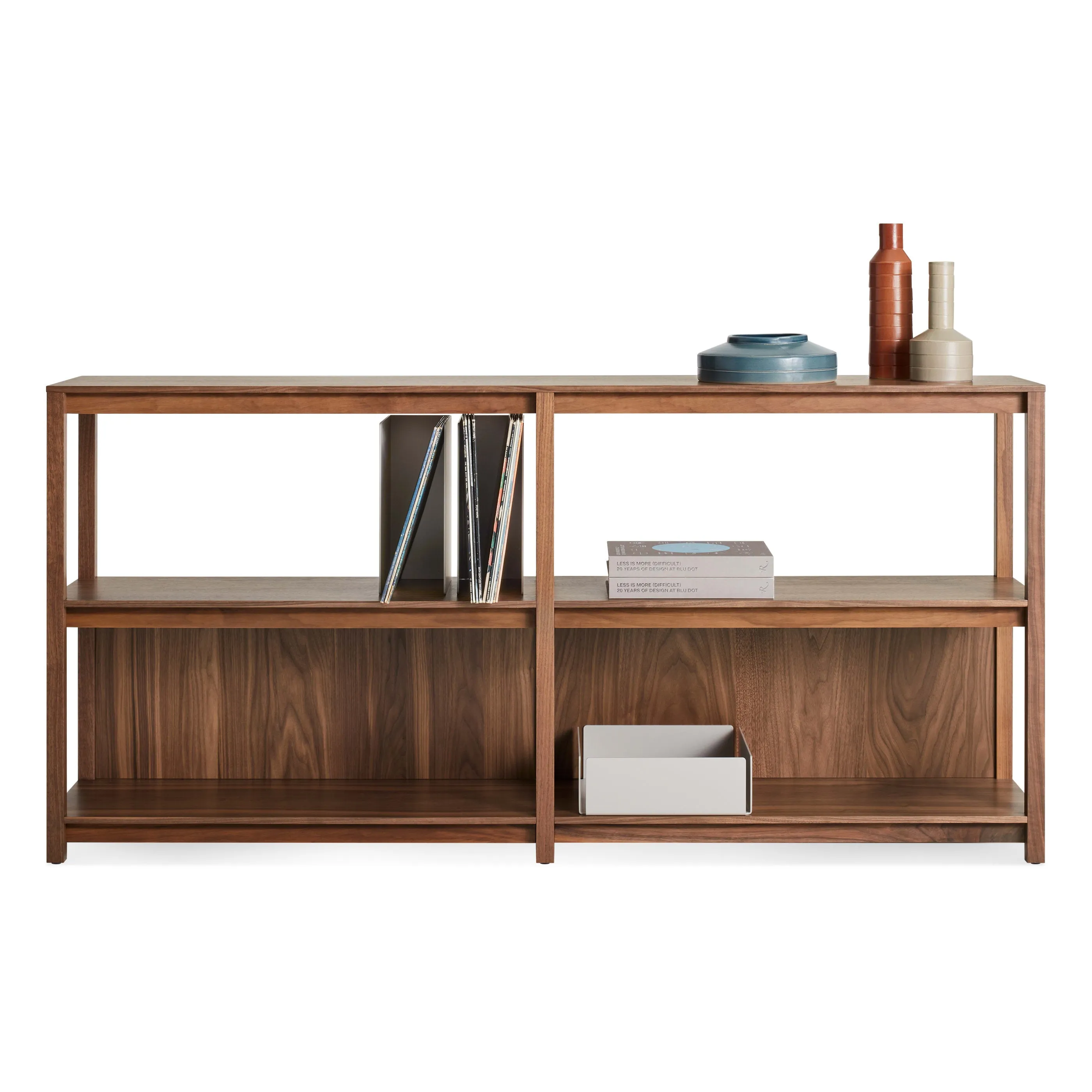 Open Plan Large Low Bookcase