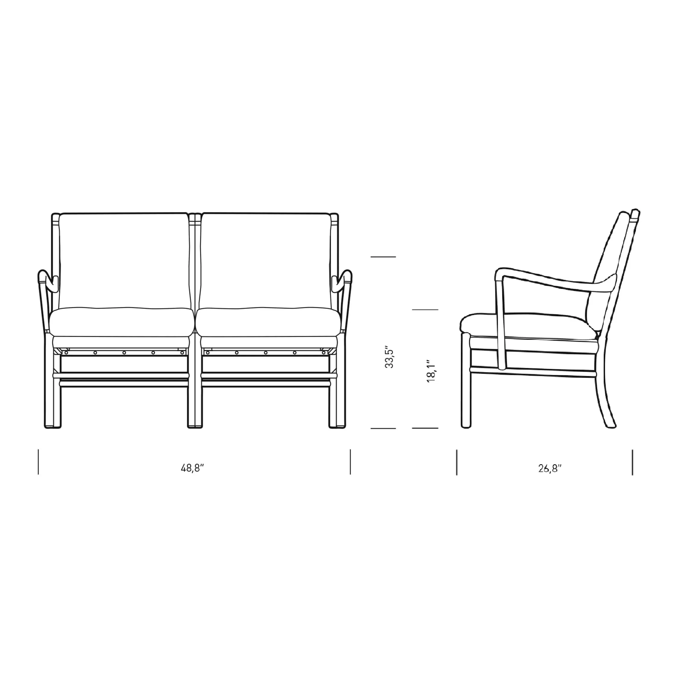 OW149-2 Colonial Sofa