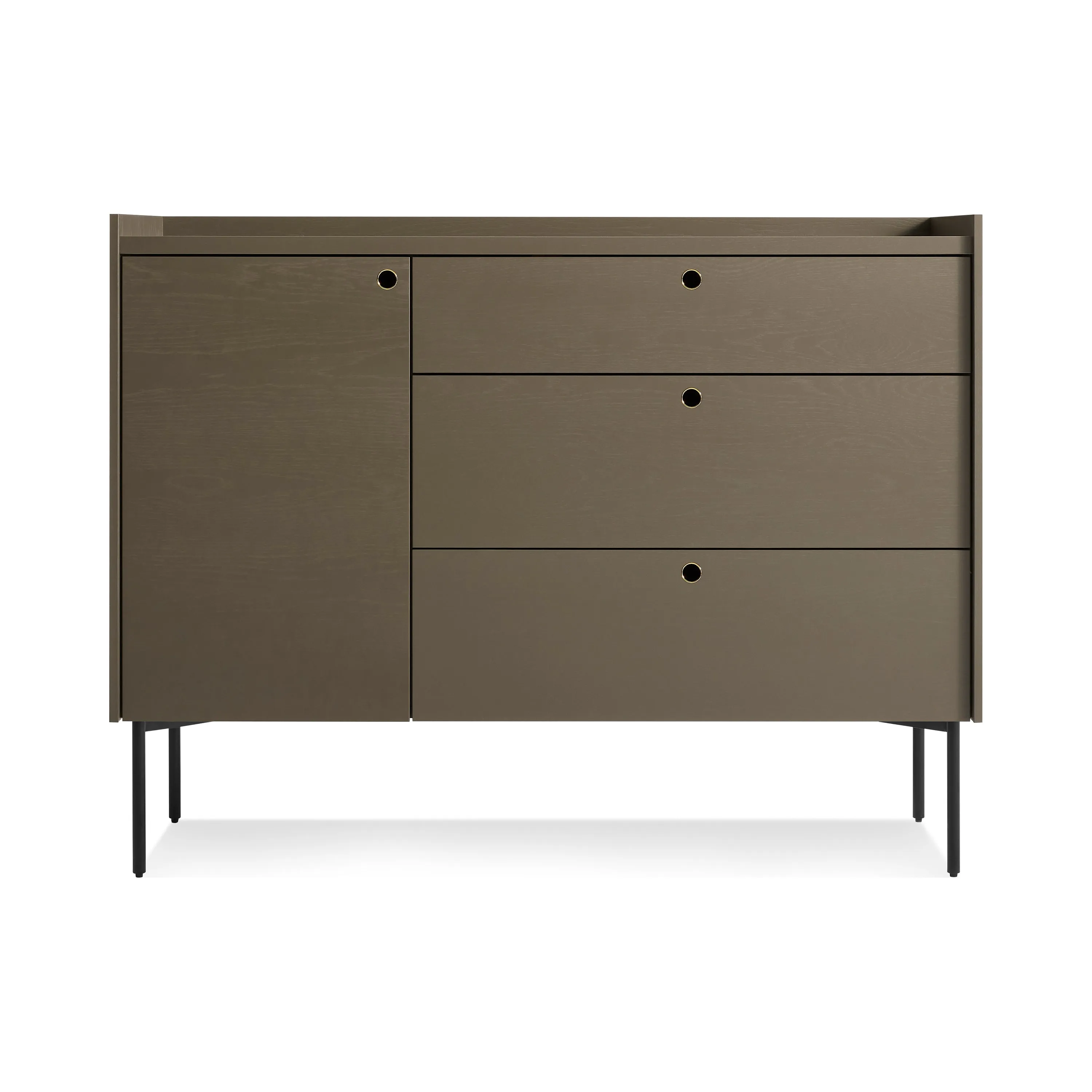Peek 1 Door 3 Drawer Credenza