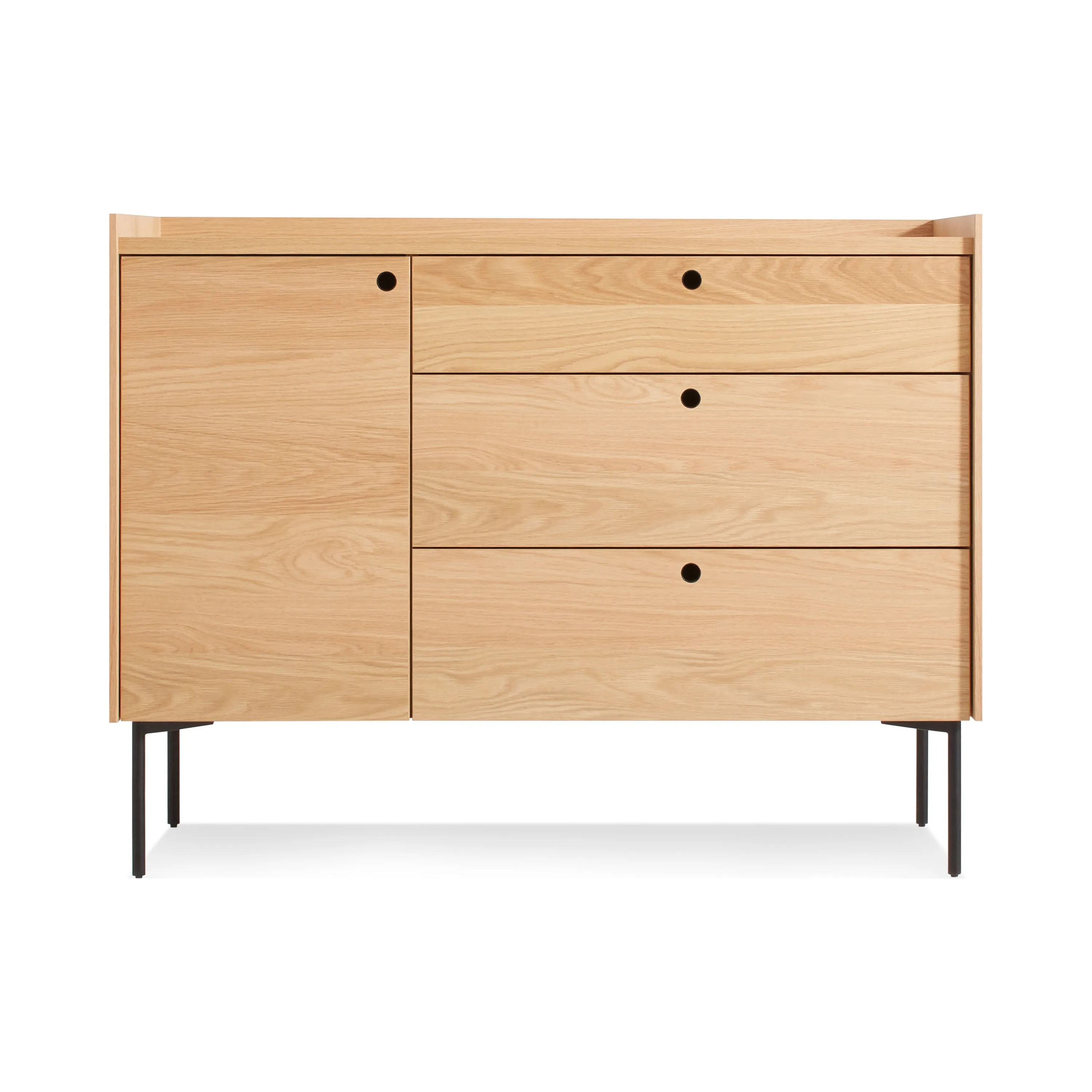 Peek 1 Door 3 Drawer Credenza