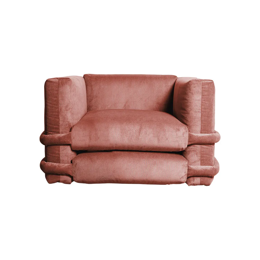 Pillow Corduroy Lounge Chair