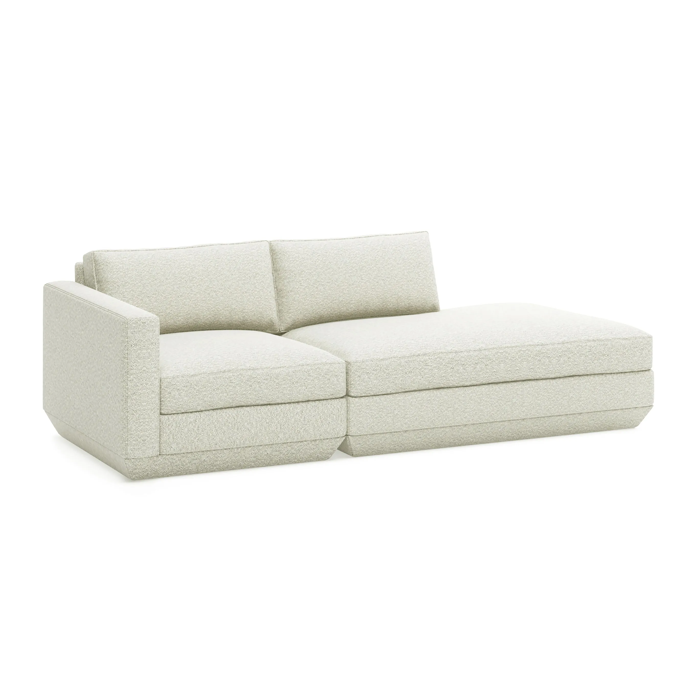 Podium Modular 2-piece Lounge Sofa