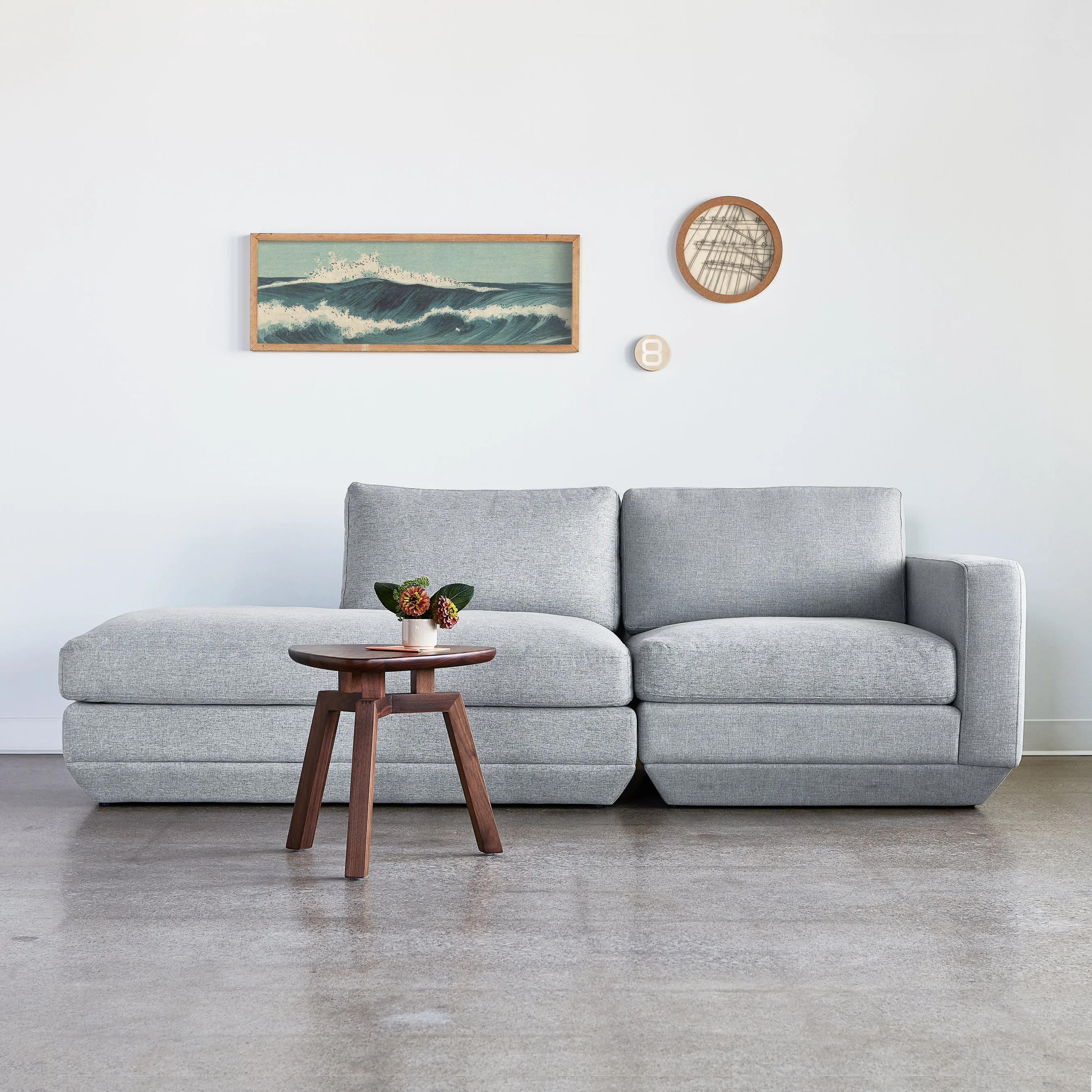 Podium Modular 2-piece Lounge Sofa