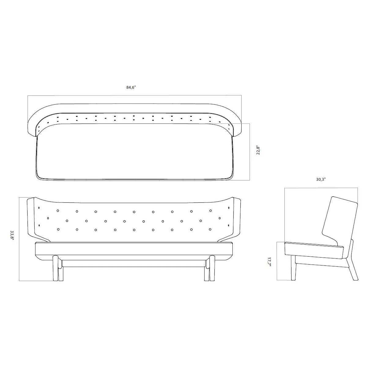 Radiohus 2-Seater Sofa
