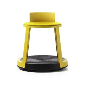 Revo Stool With Castor Base