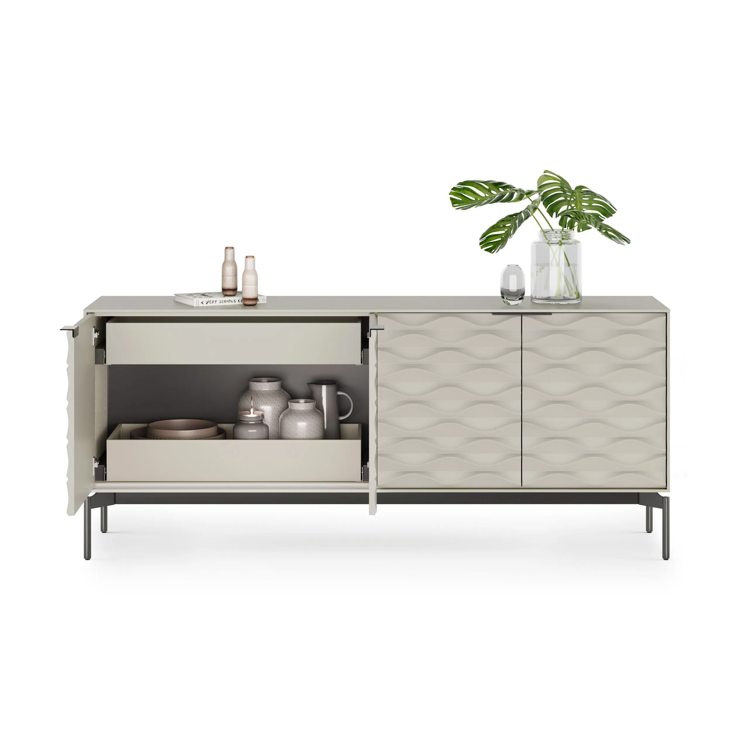Ripple 4-Door Credenza
