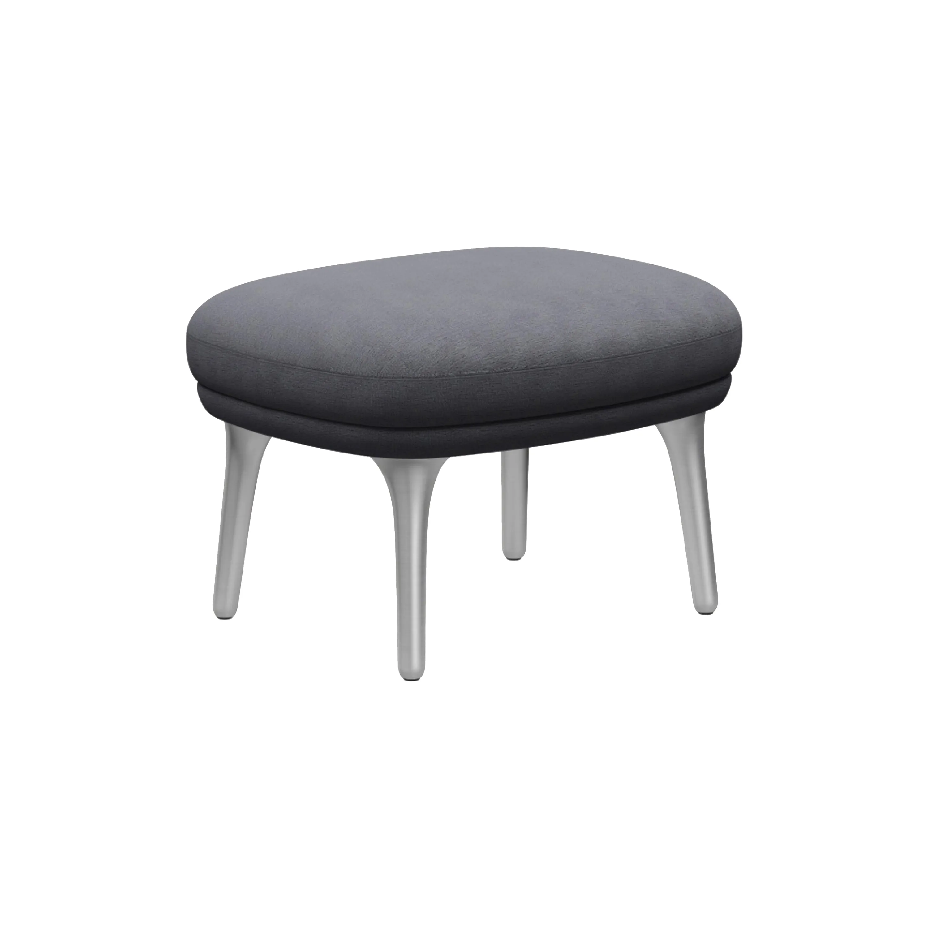 Ro Ottoman with Metal Legs