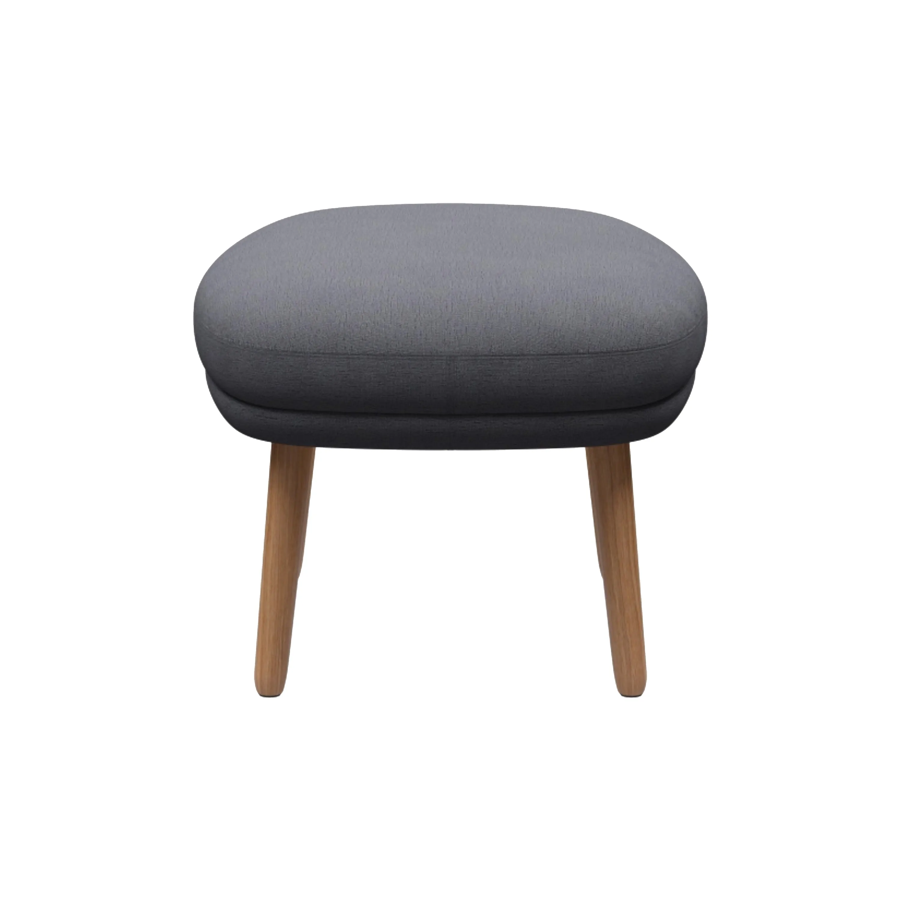 Ro Ottoman with Wood Legs