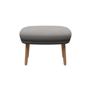 Ro Ottoman with Wood Legs