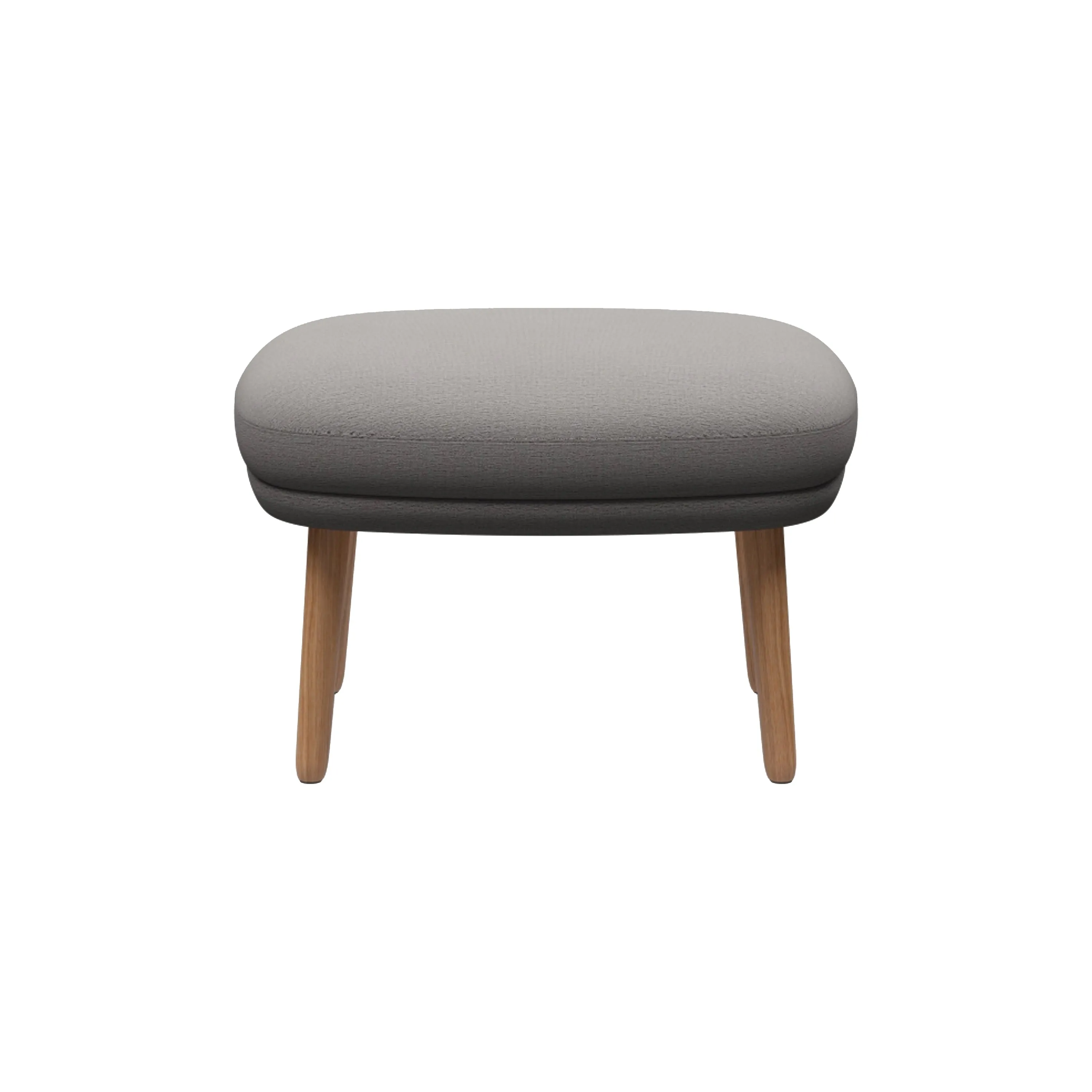 Ro Ottoman with Wood Legs