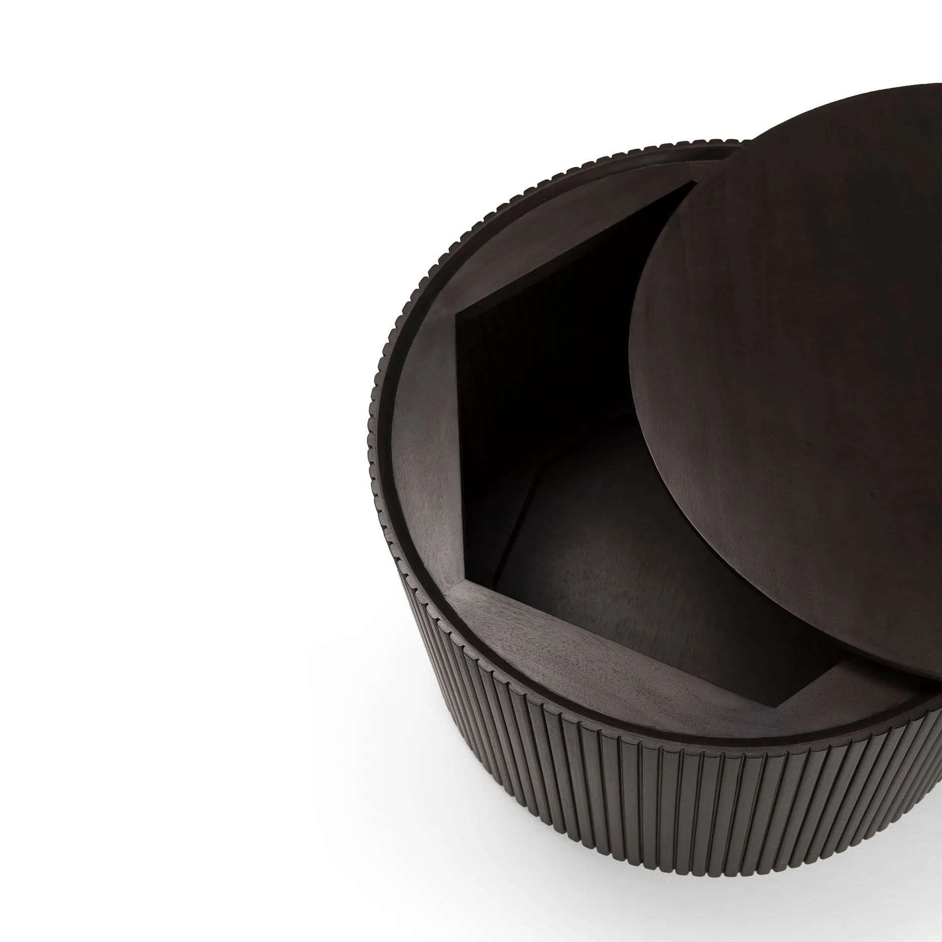 Roller Max Round Storage Side Table