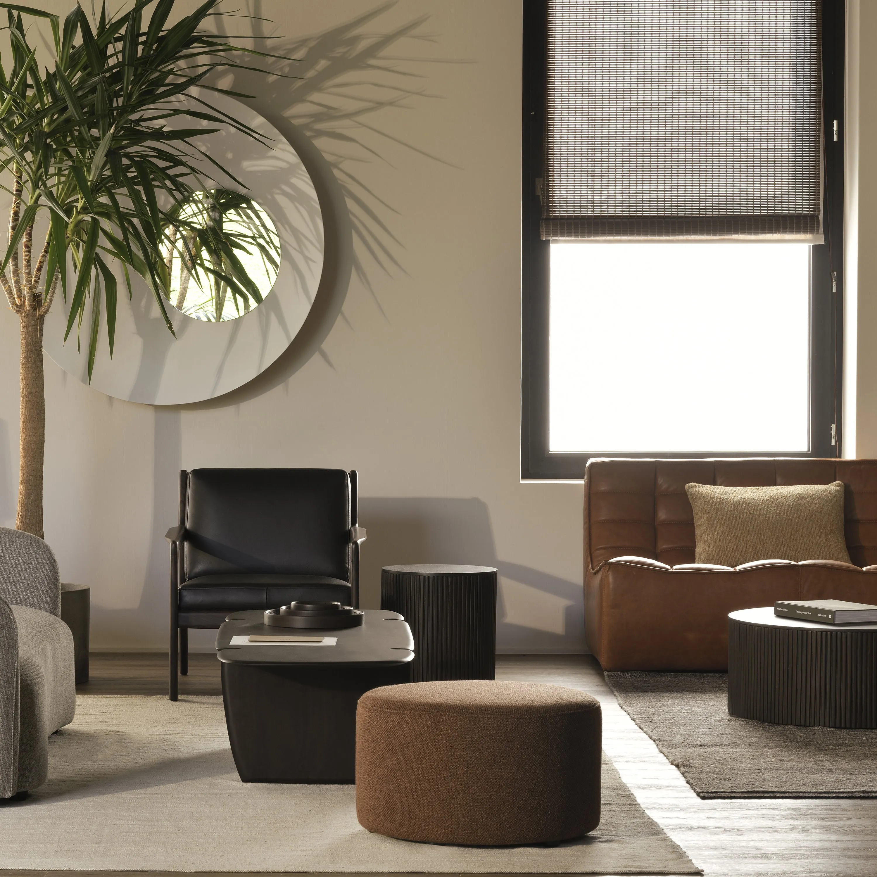Roller Max Round Storage Side Table