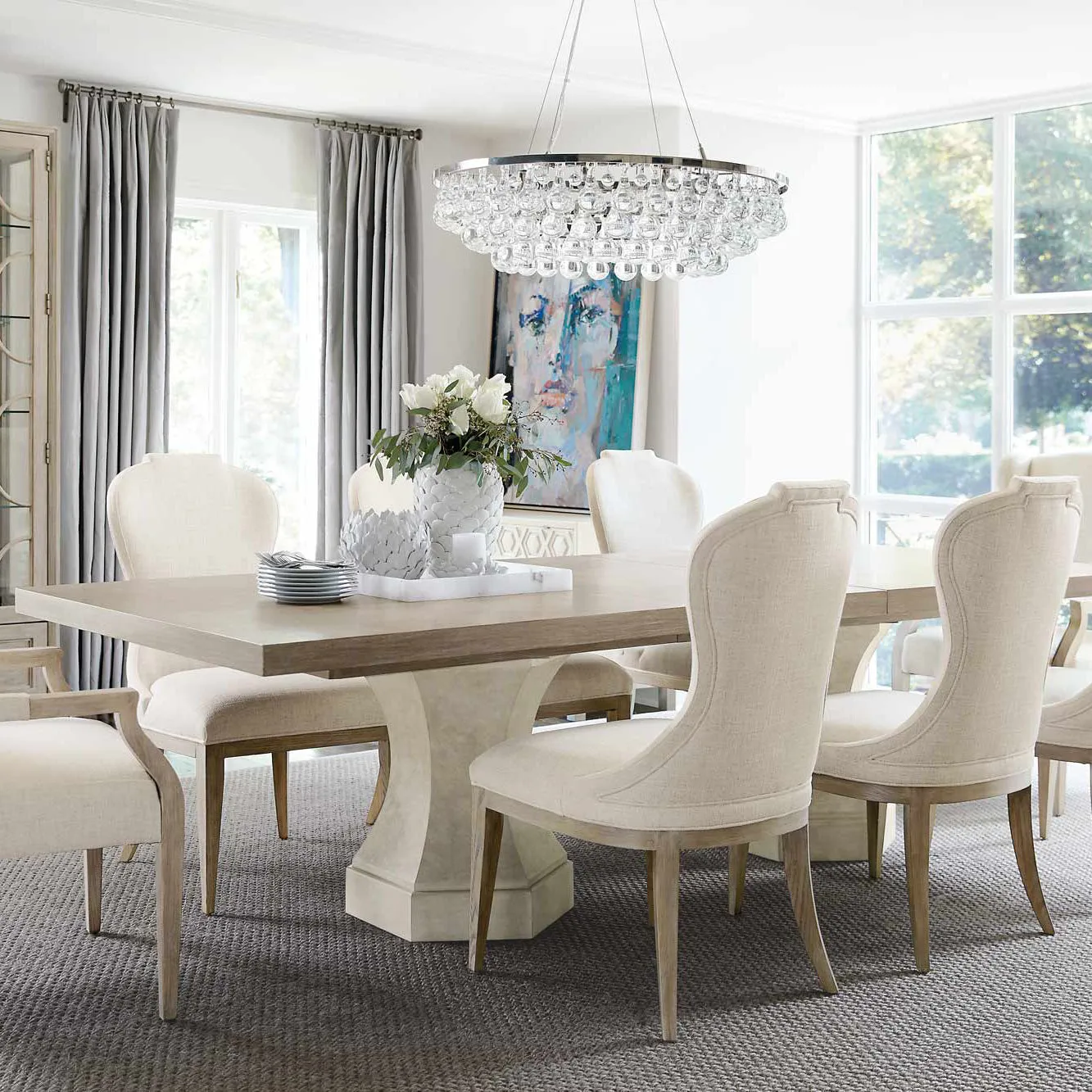 Santa Barbara Extendable Rectangular Dining Table