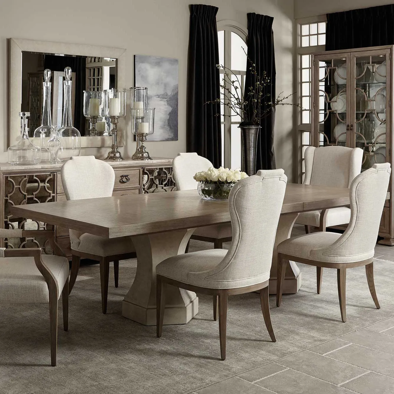 Santa Barbara Extendable Rectangular Dining Table