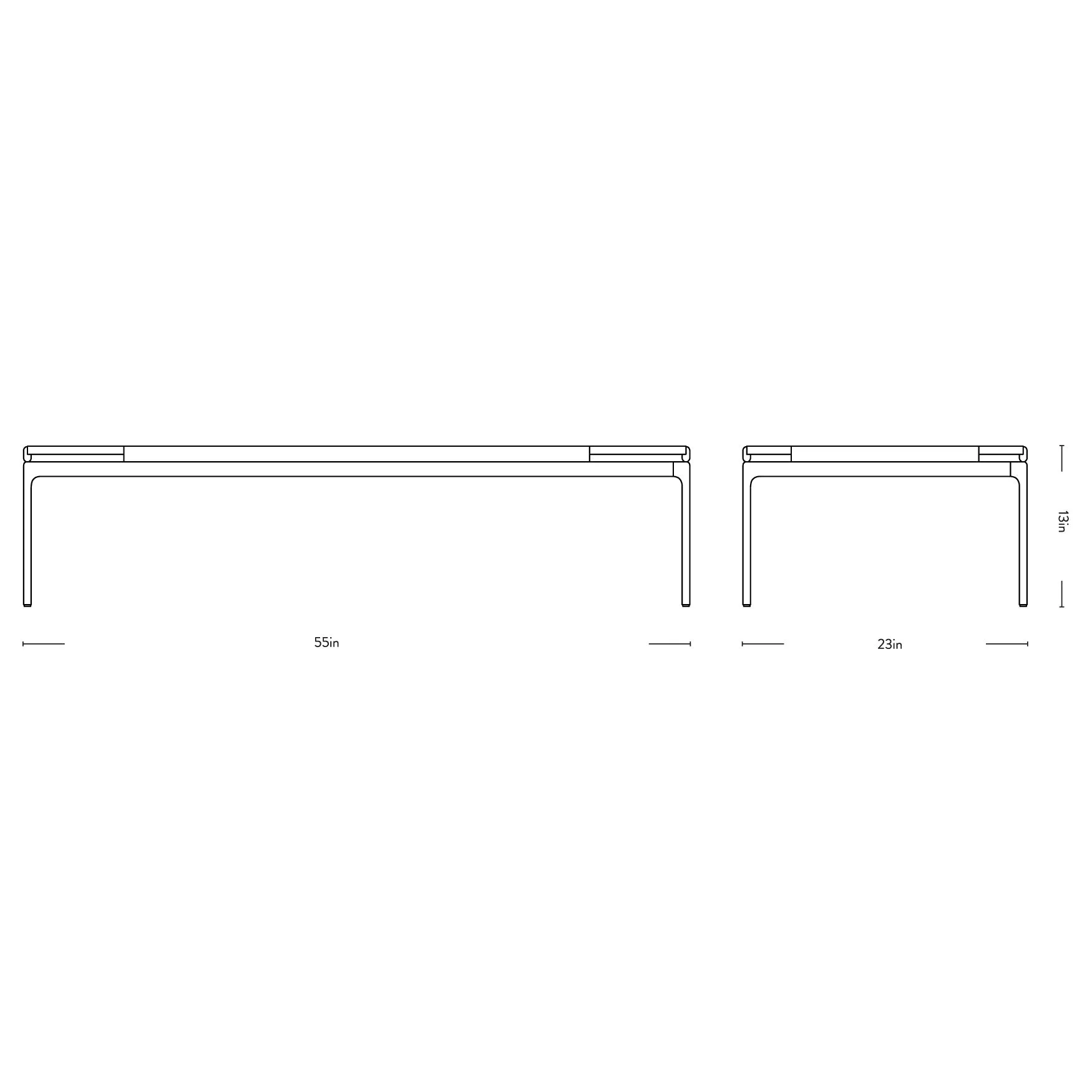 Sett Rectangle Coffee Table
