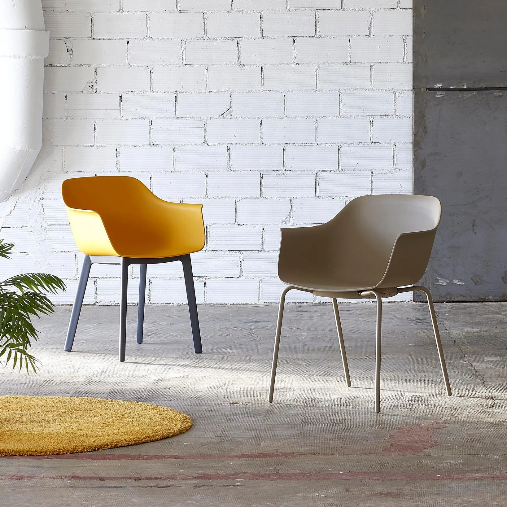 Shape Armchair - 4 Legs (Set of 2)