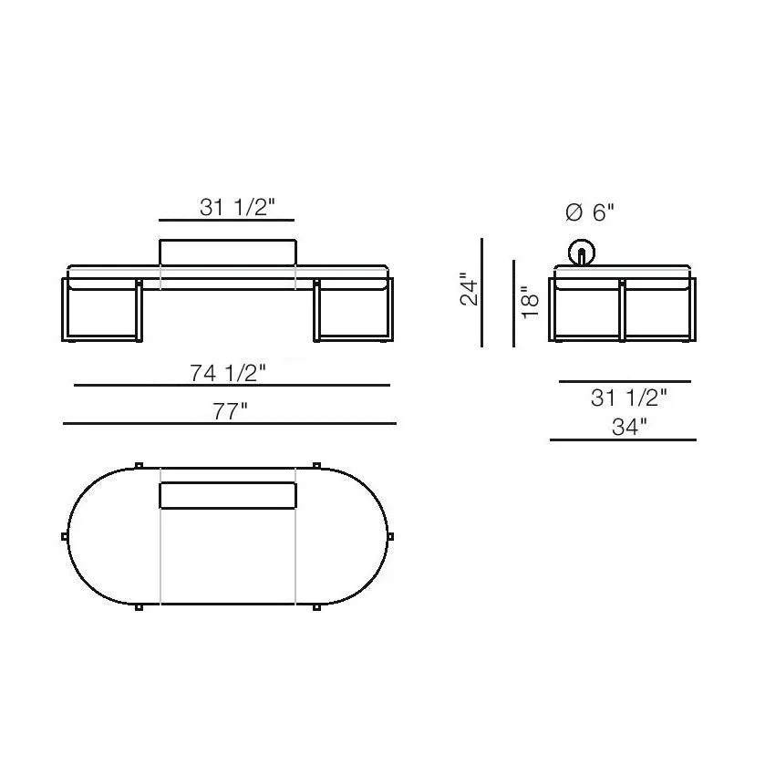 Sigmund Daybed with Roll Cushion