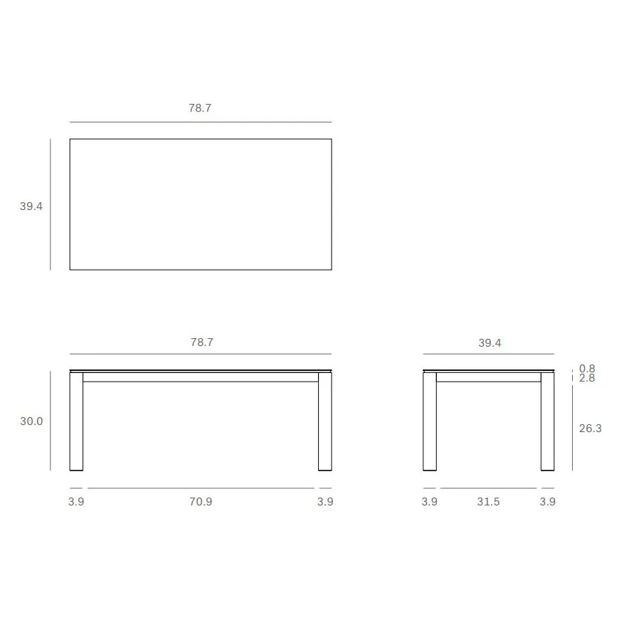 Slice Dining Table