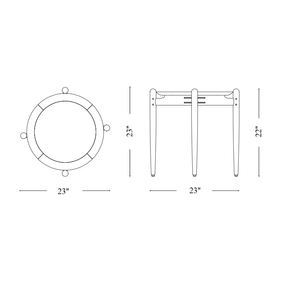 Slow Folding Tray Side Table