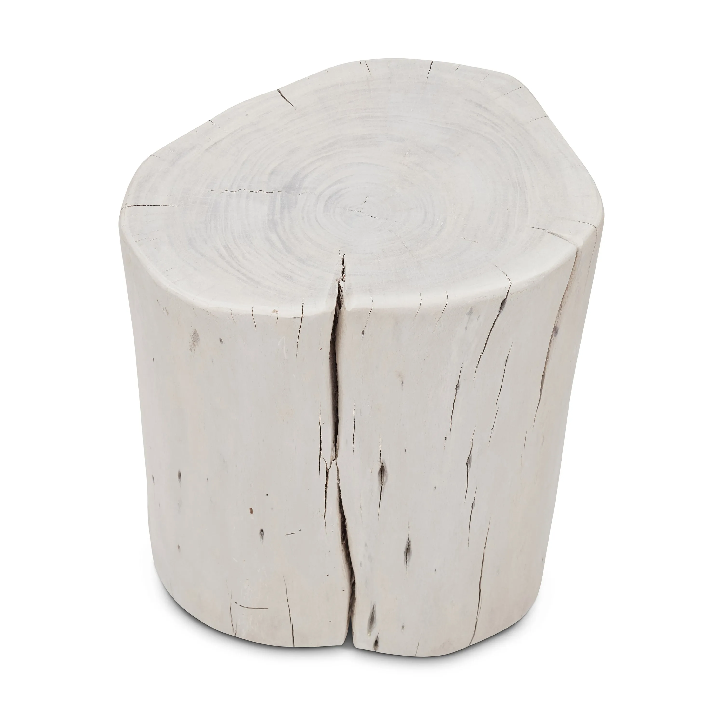 Solid Wood Stump Stool