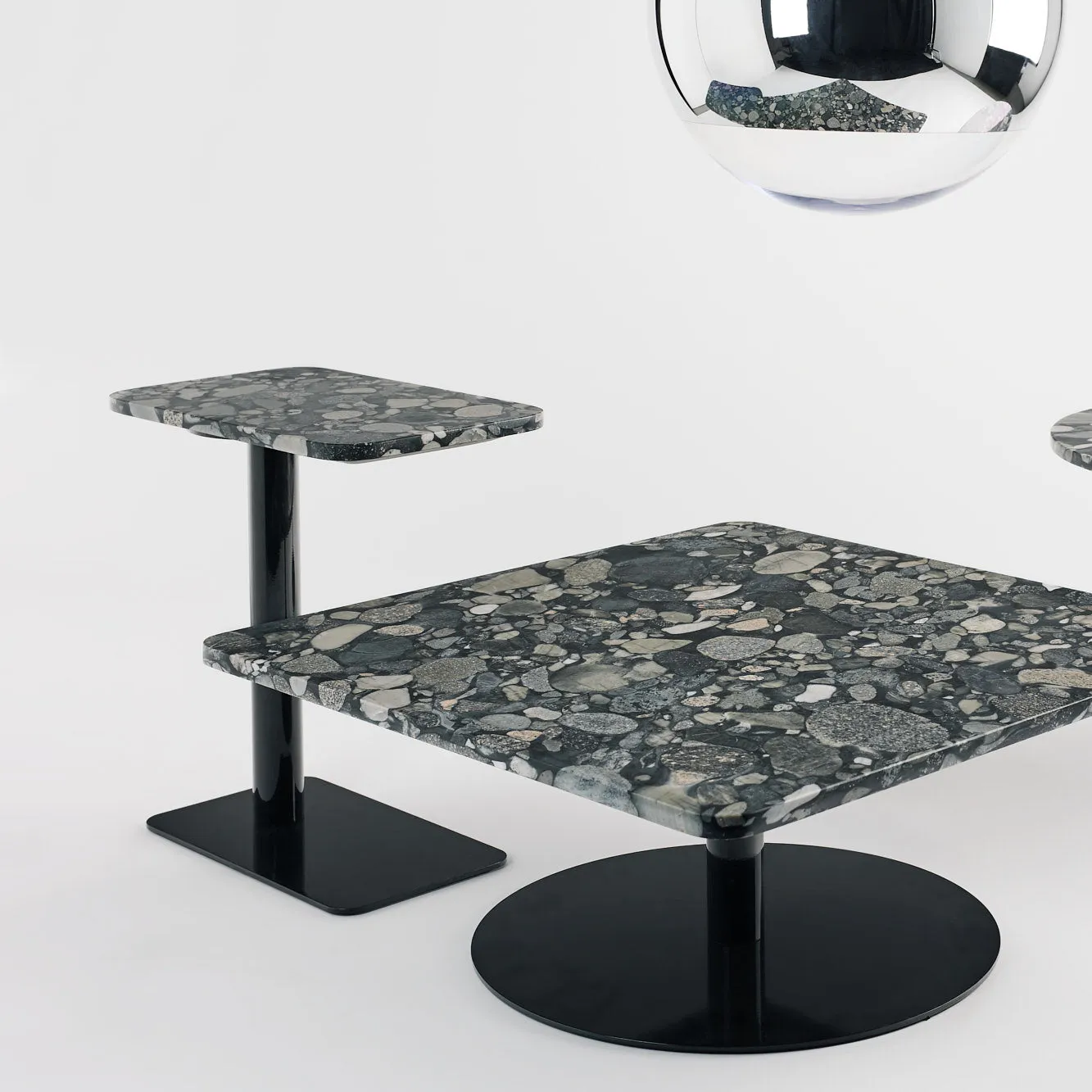 Stone Rectangle Side Table