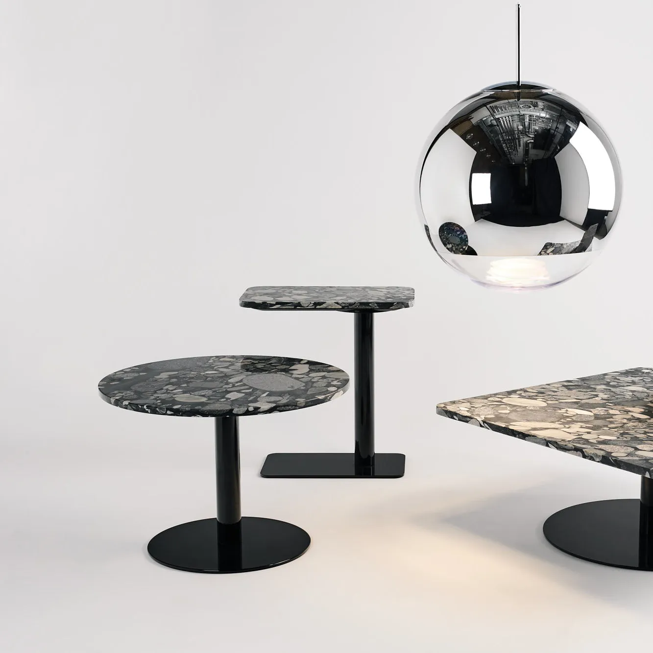 Stone Round Side Table