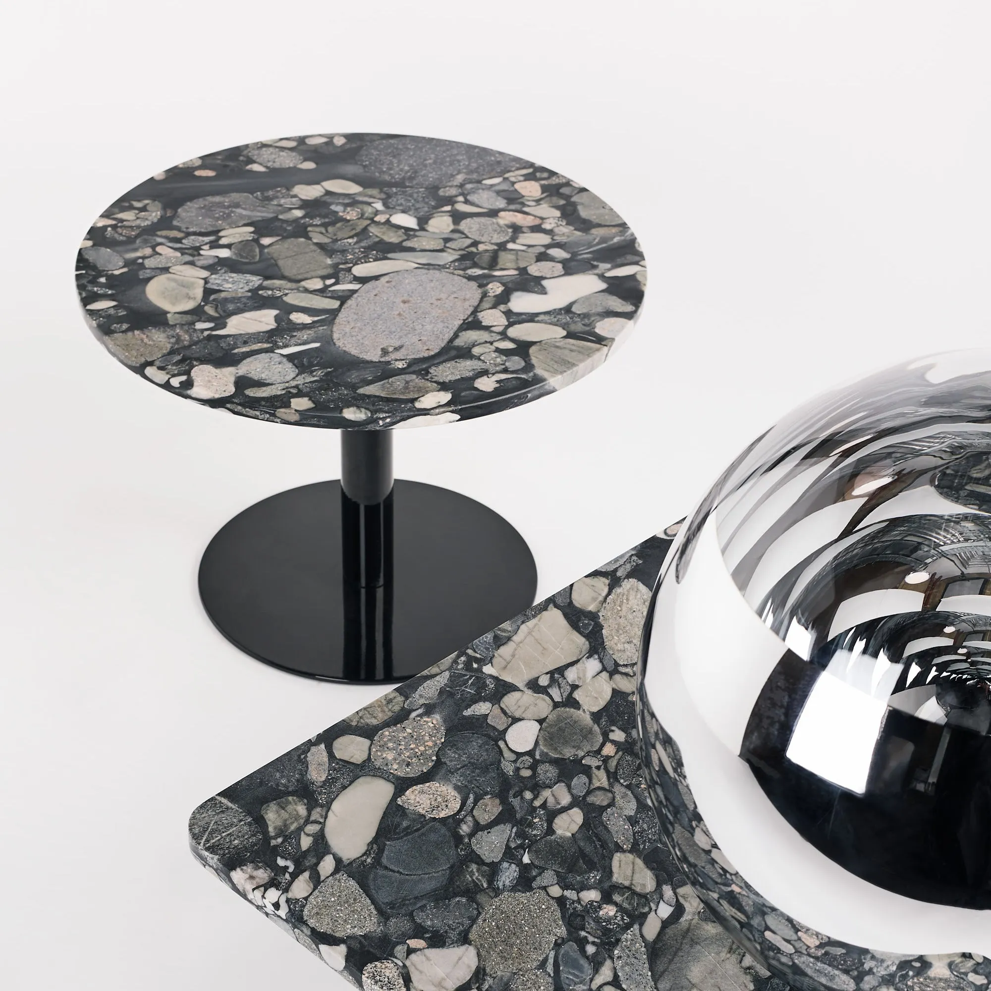 Stone Round Side Table