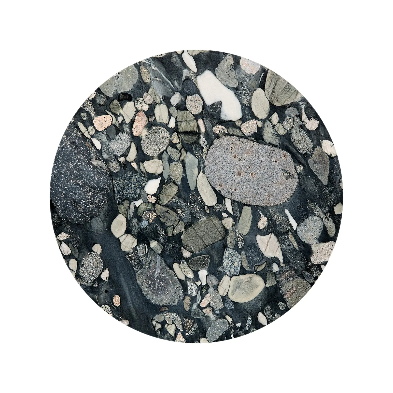 Stone Round Side Table