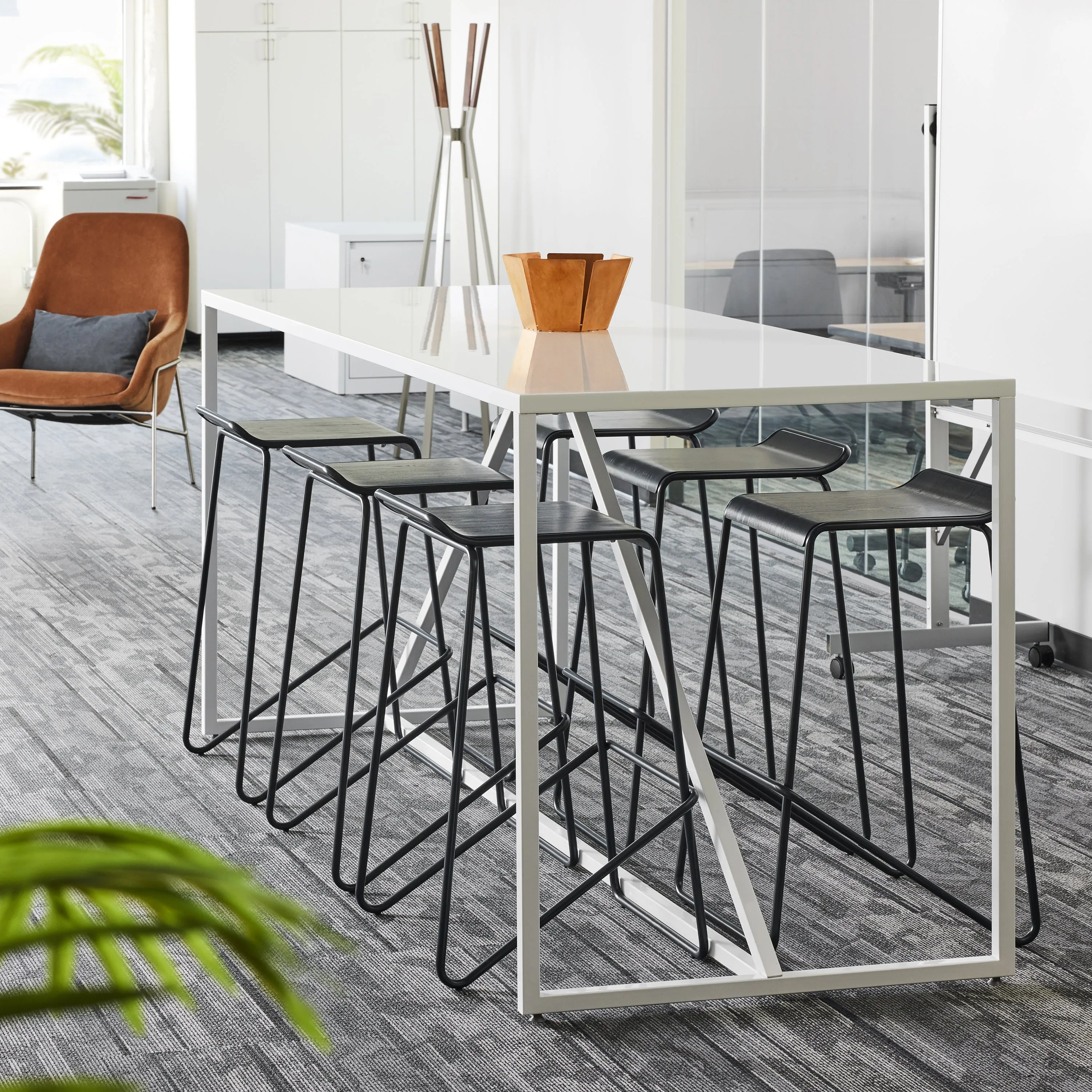 Strut Large Bar Height Table