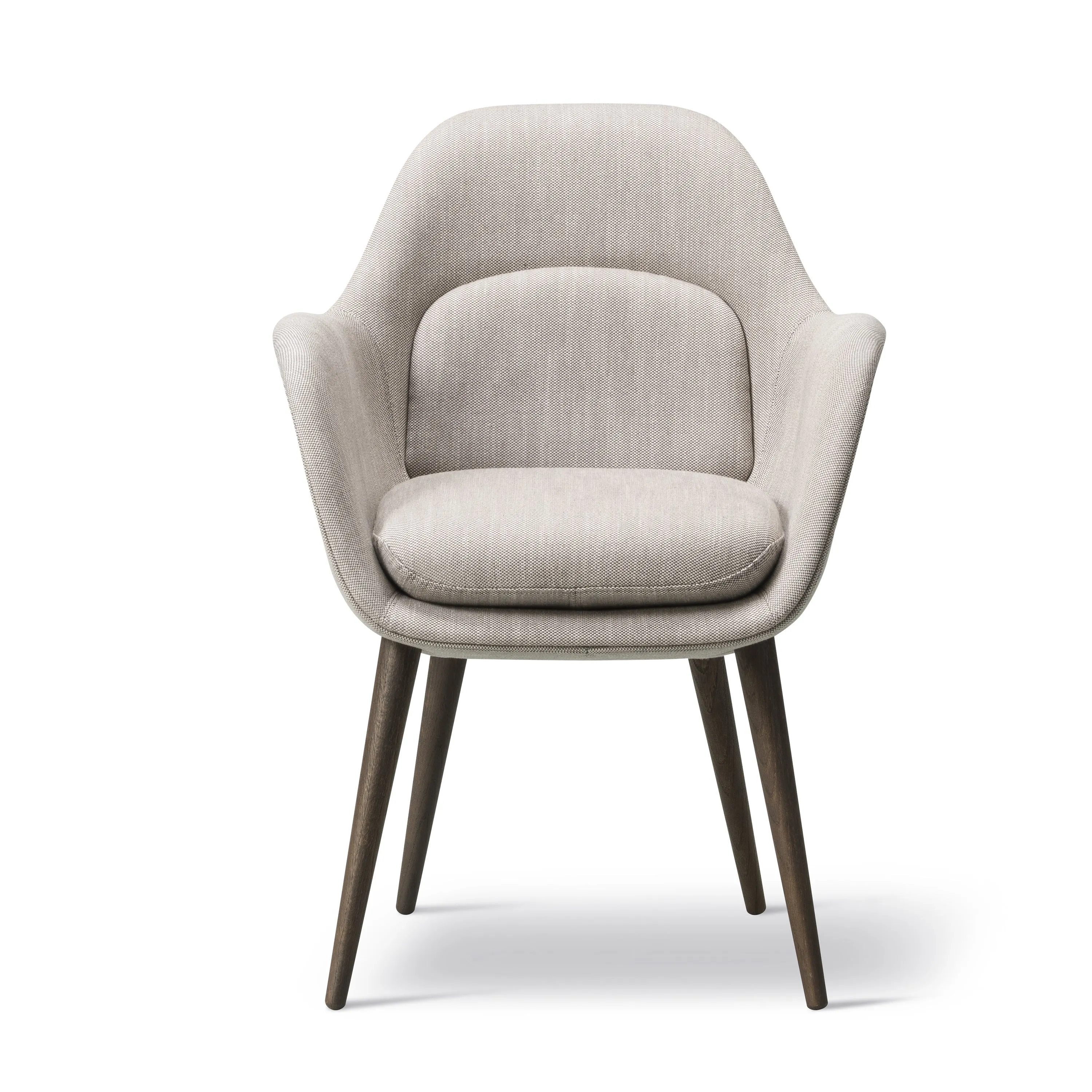 Swoon Dining Chair with Wood Base