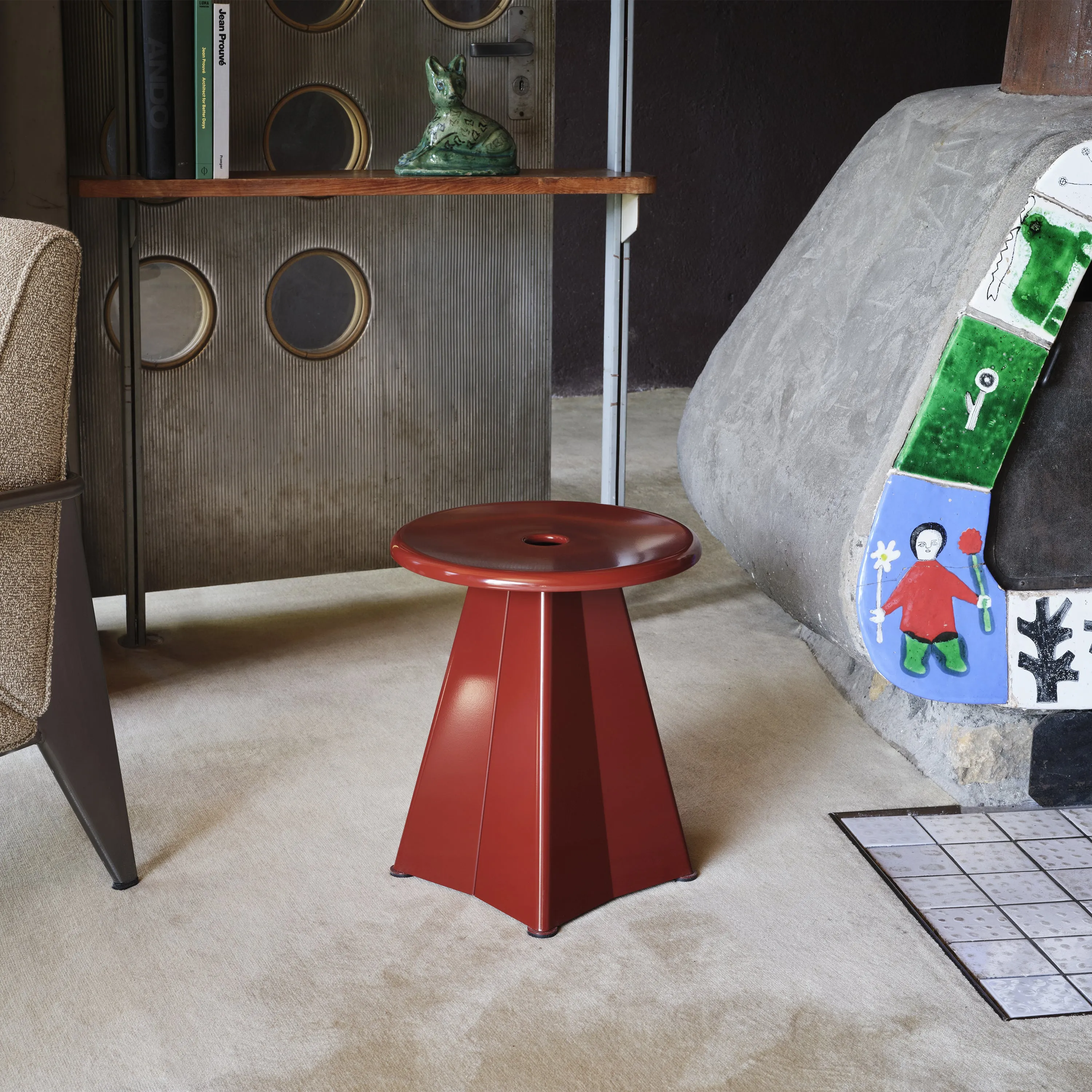 Tabouret Mtallique Side Table