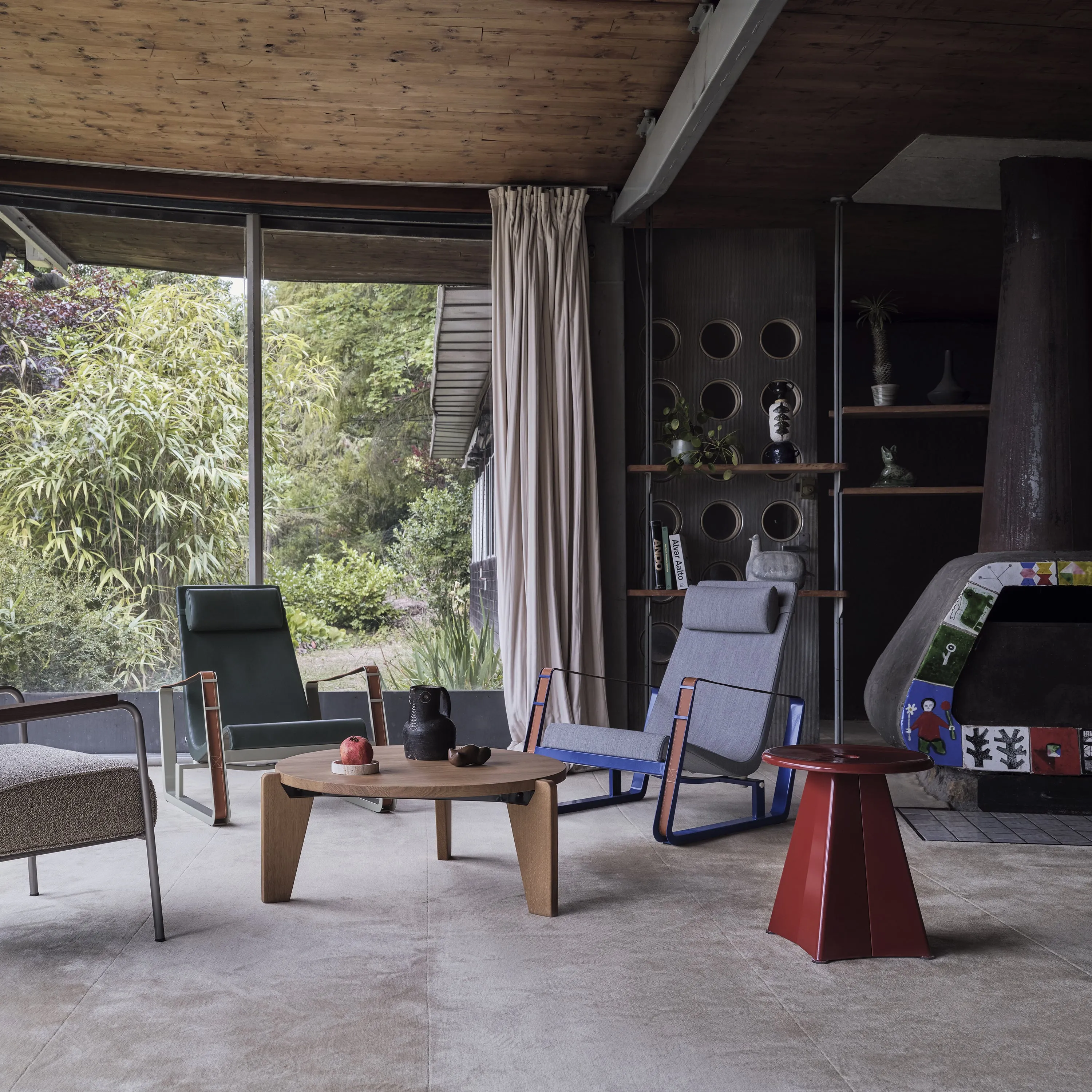 Tabouret Mtallique Side Table