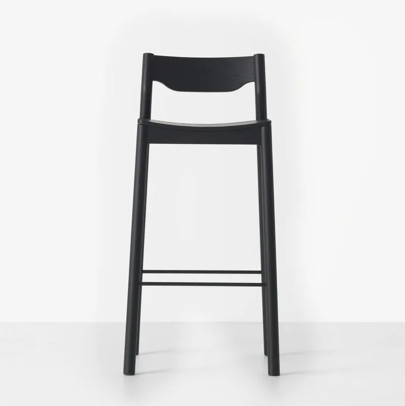 Tangerine Stool with Back