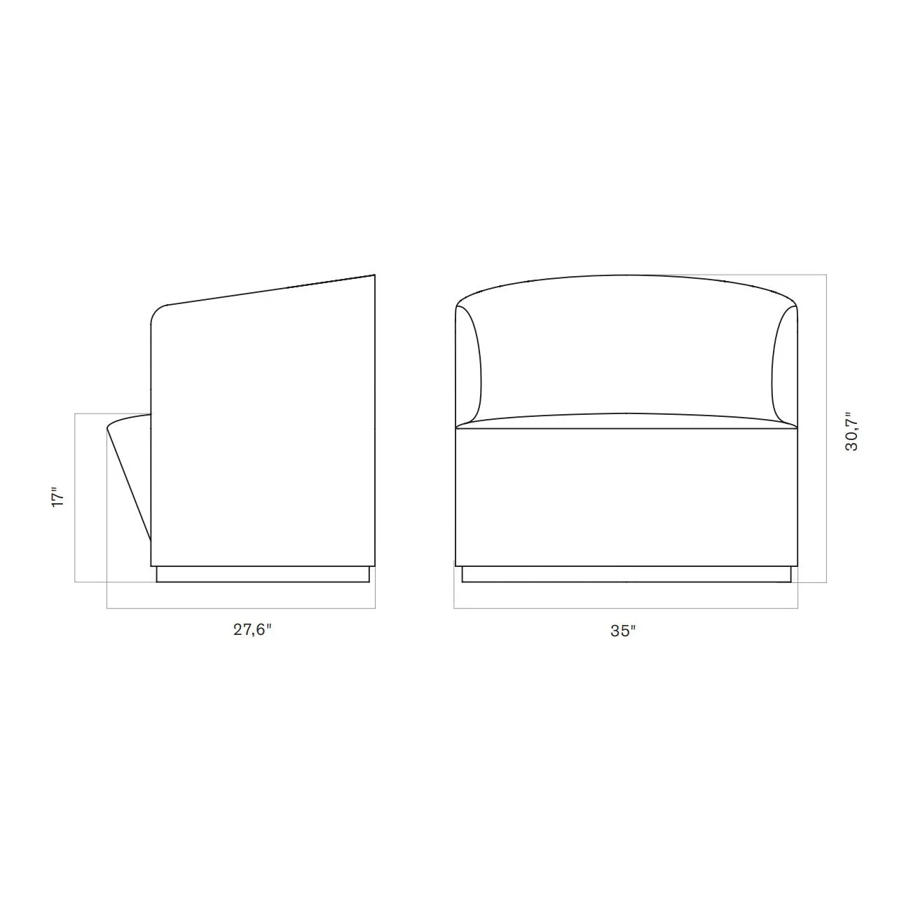 Tearoom Lounge Chair with Loose Cover