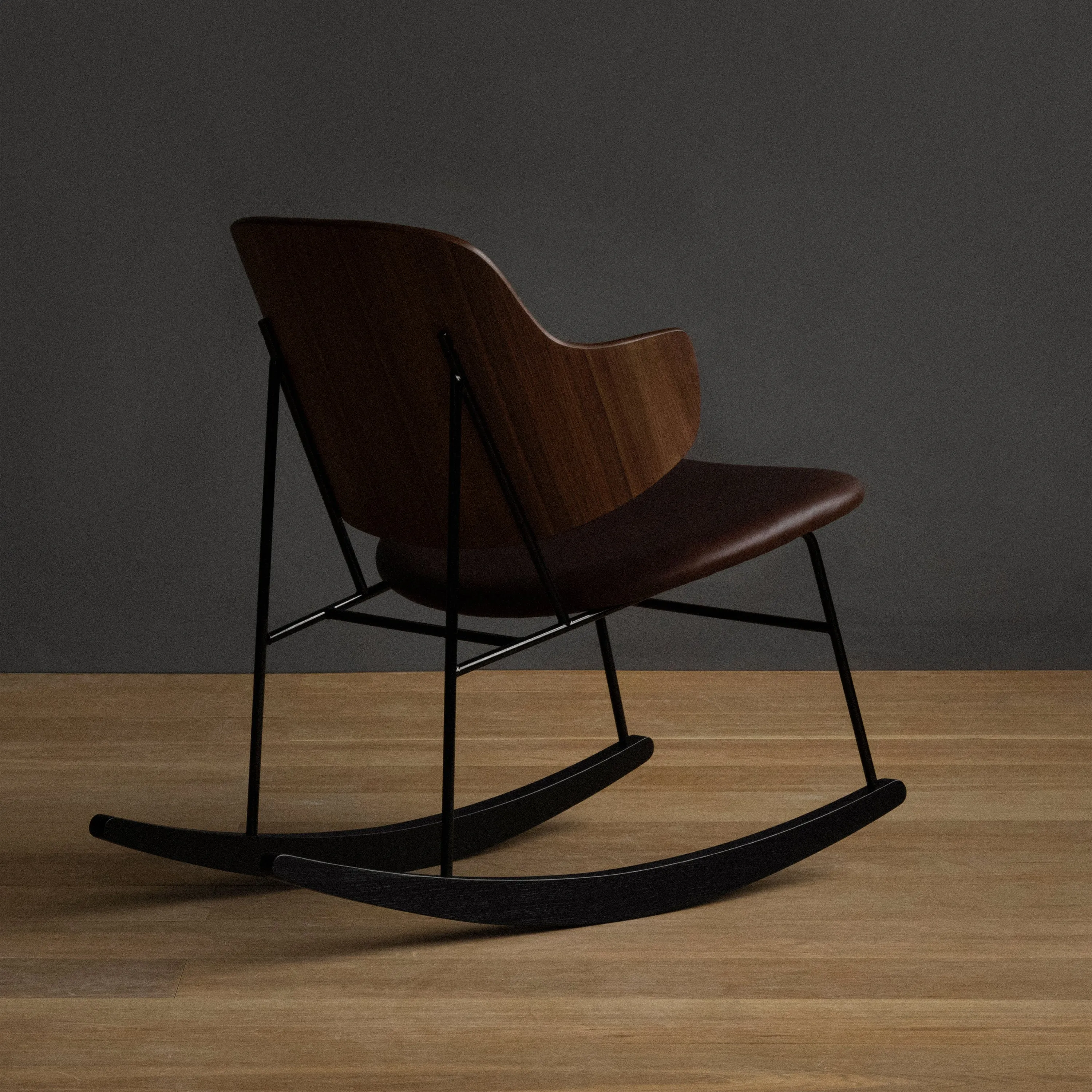 The Penguin Upholstered Rocking Chair