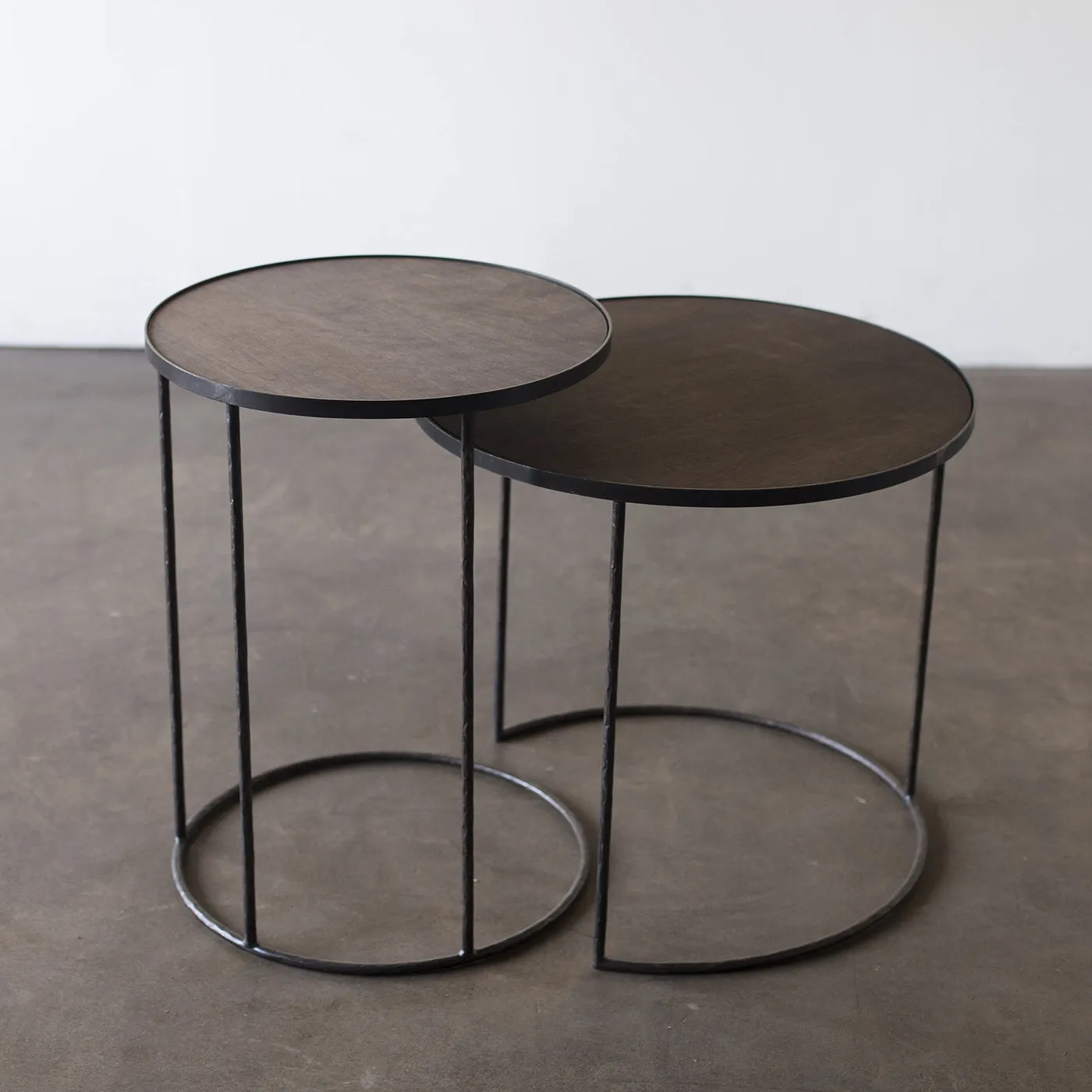 Tray Round Side Table Set