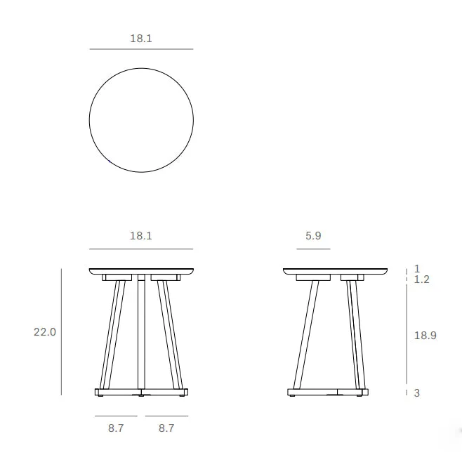 Tripod Side Table