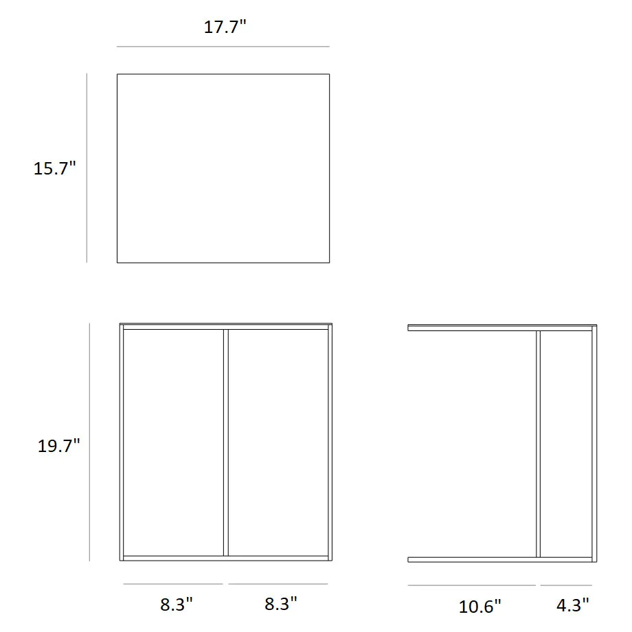 Triptic Side Table