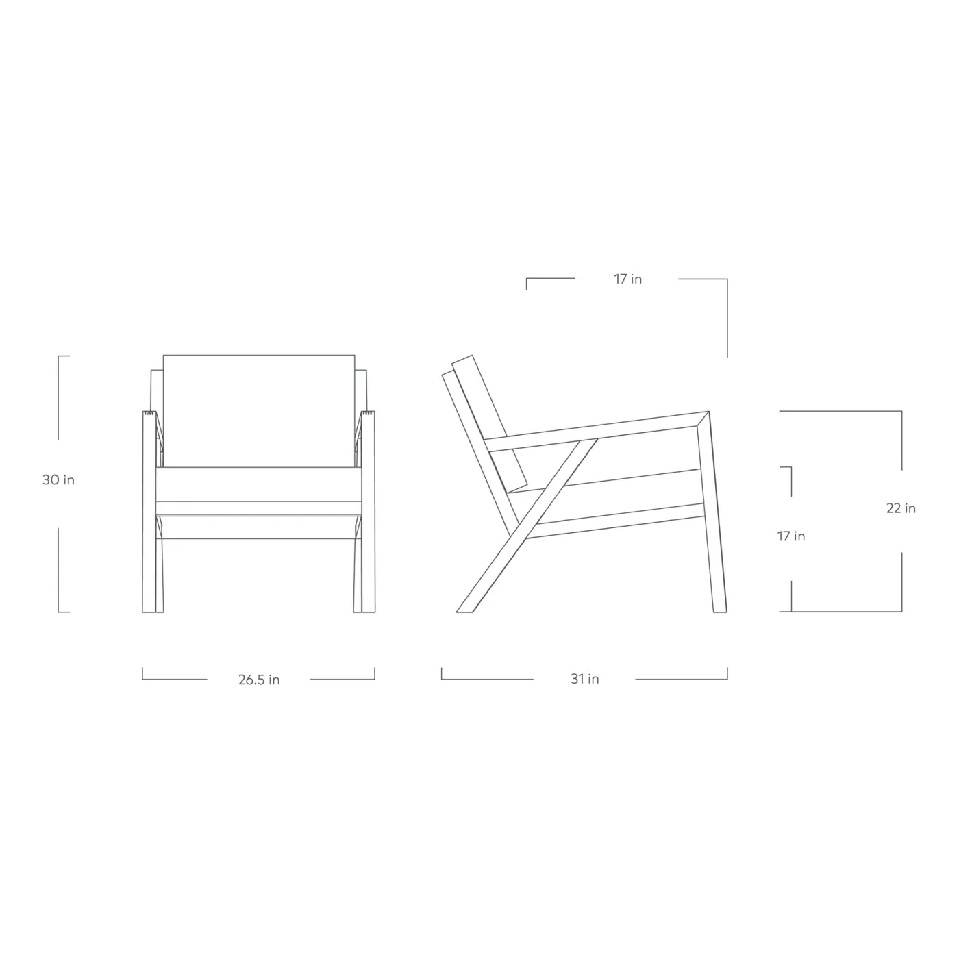 Truss Lounge Chair