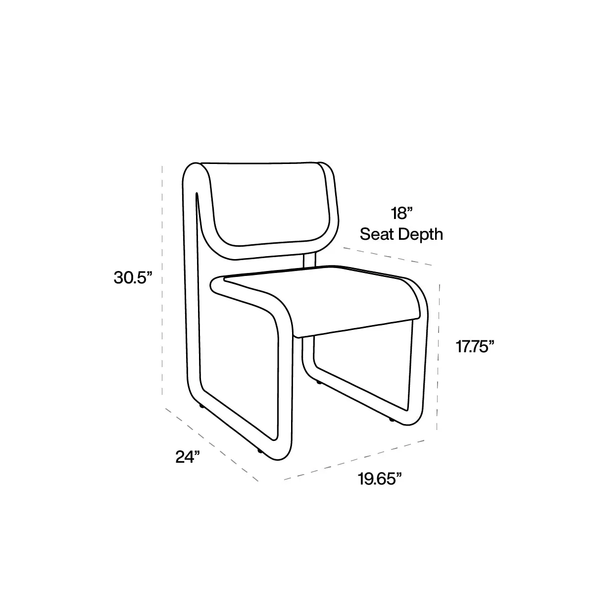 Tube Dining Chair