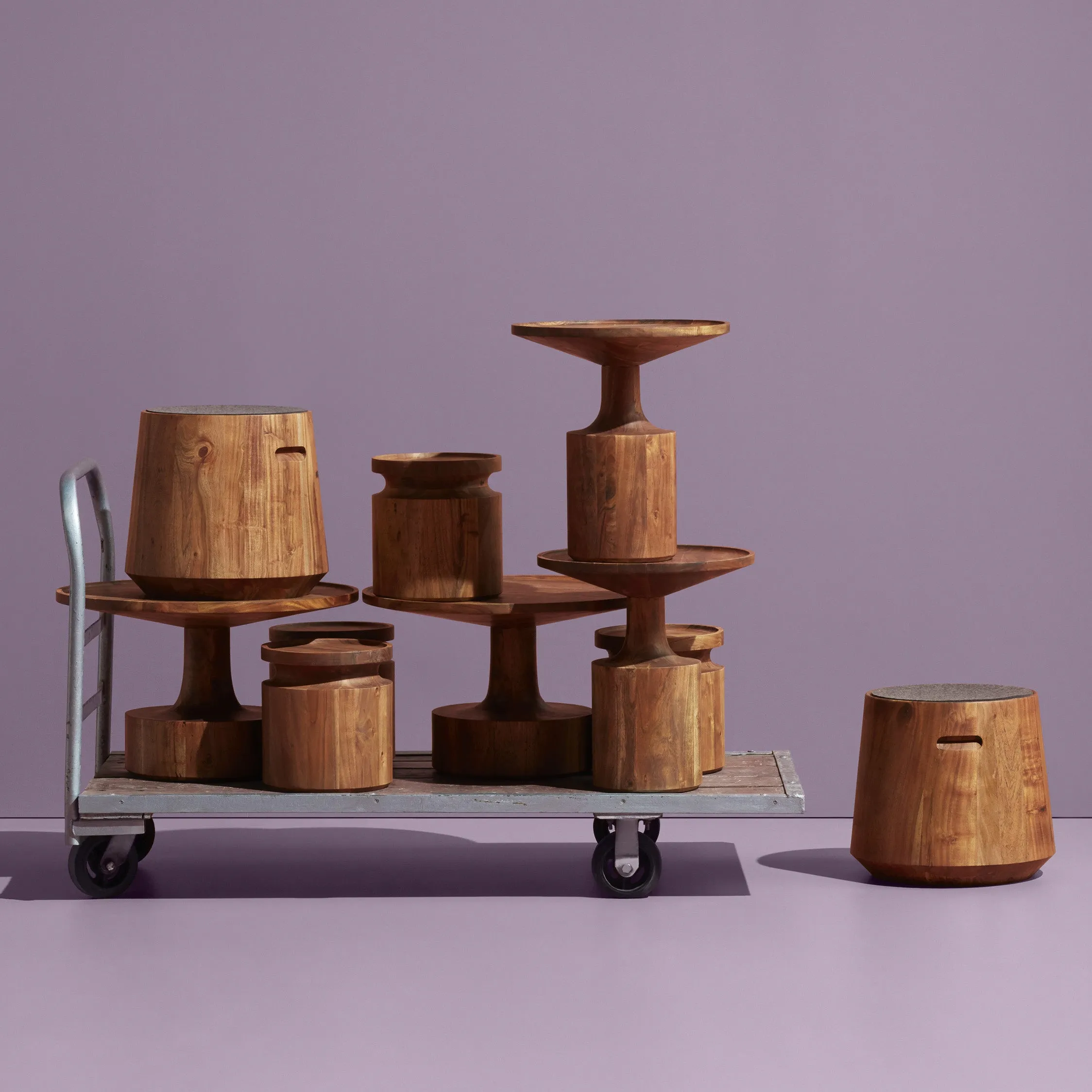 Turn Stool with Felt
