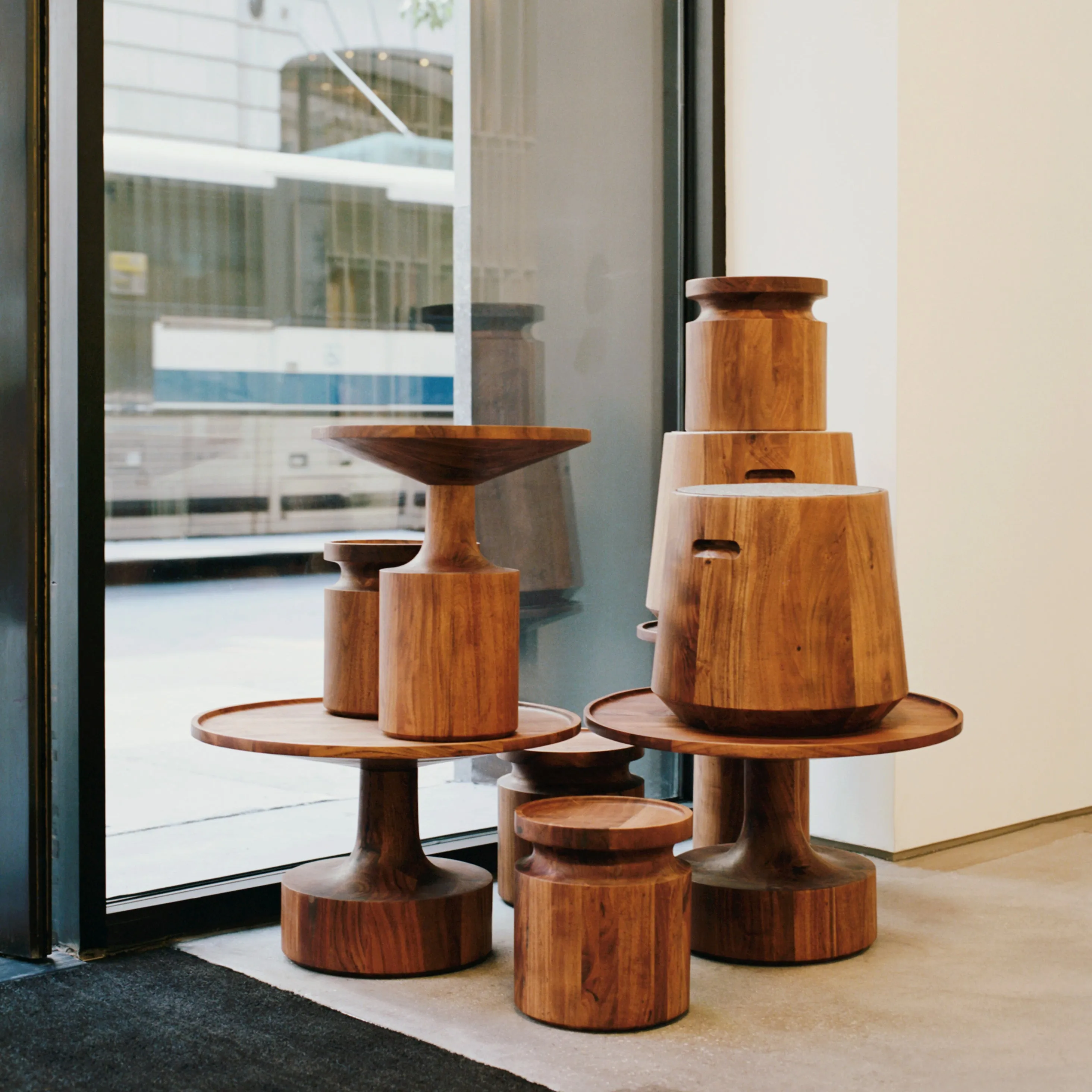 Turn Tall Side Table