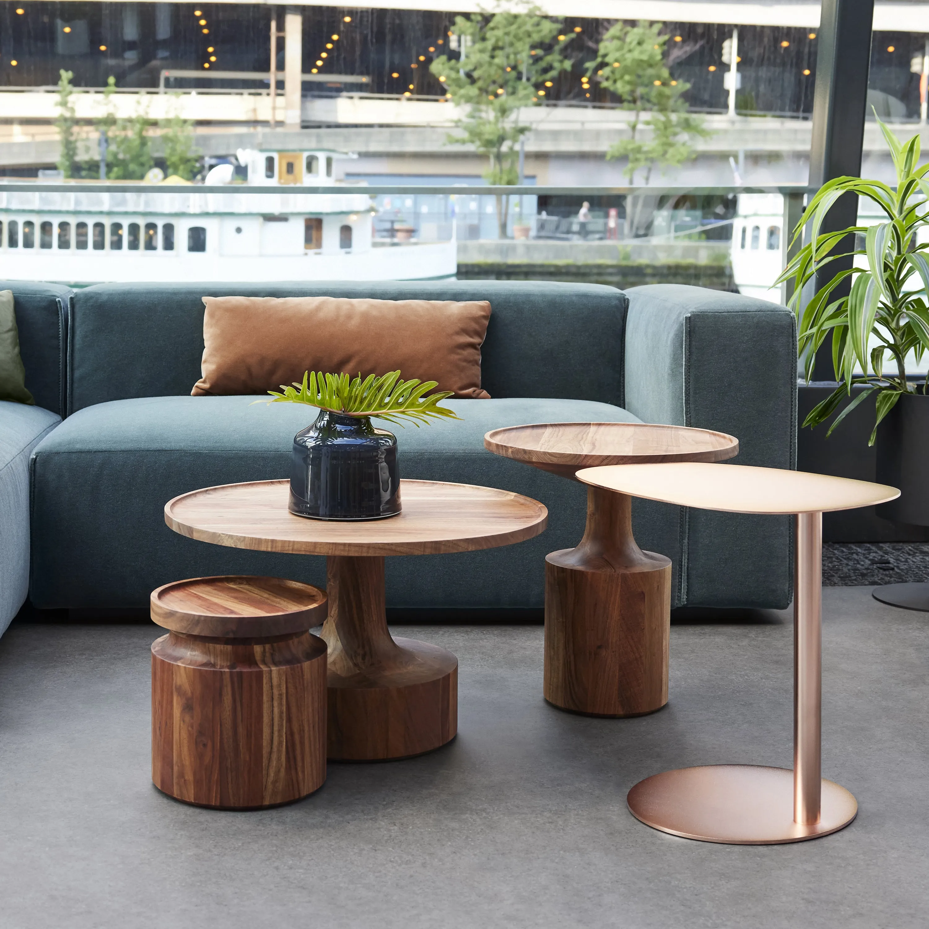 Turn Tall Side Table