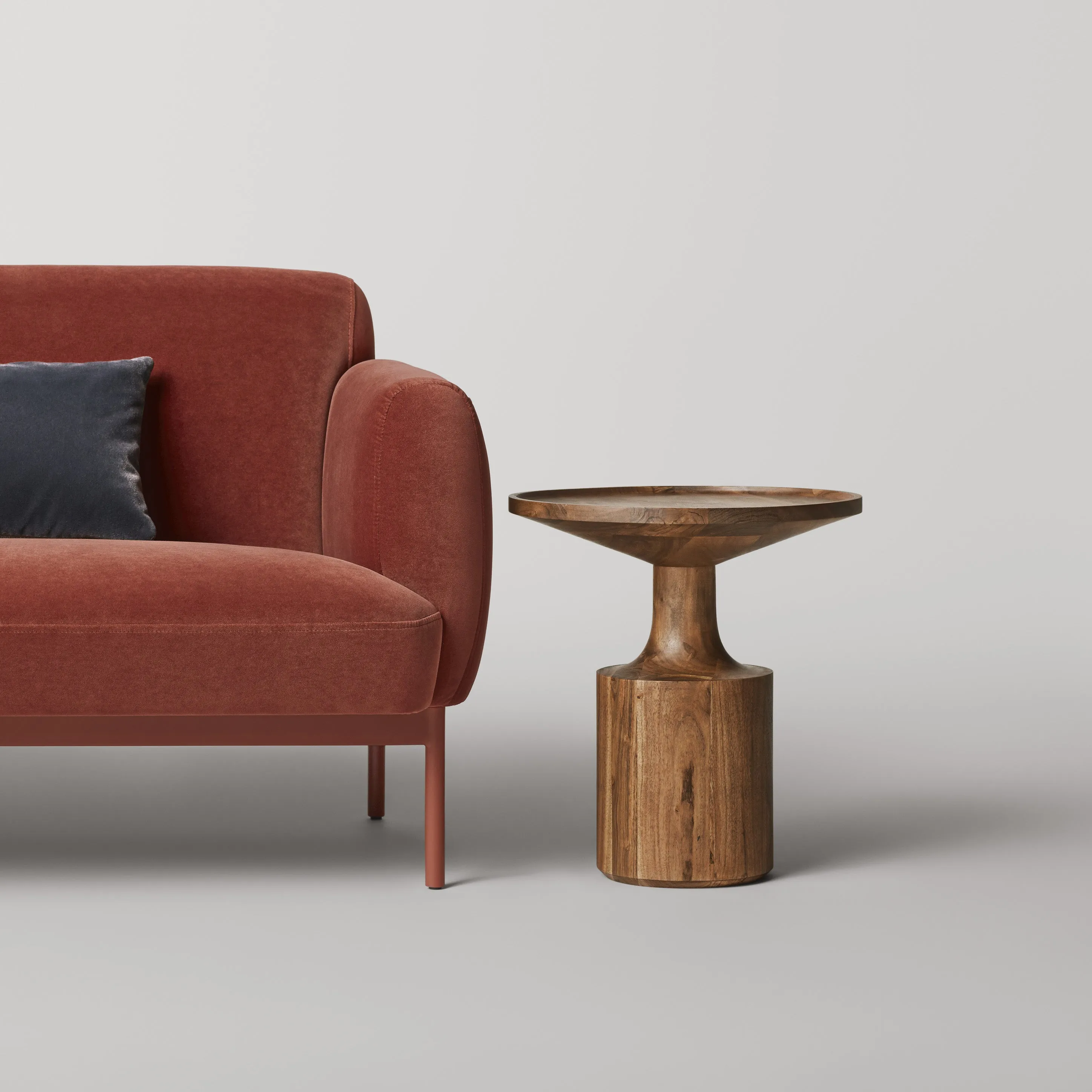 Turn Tall Side Table
