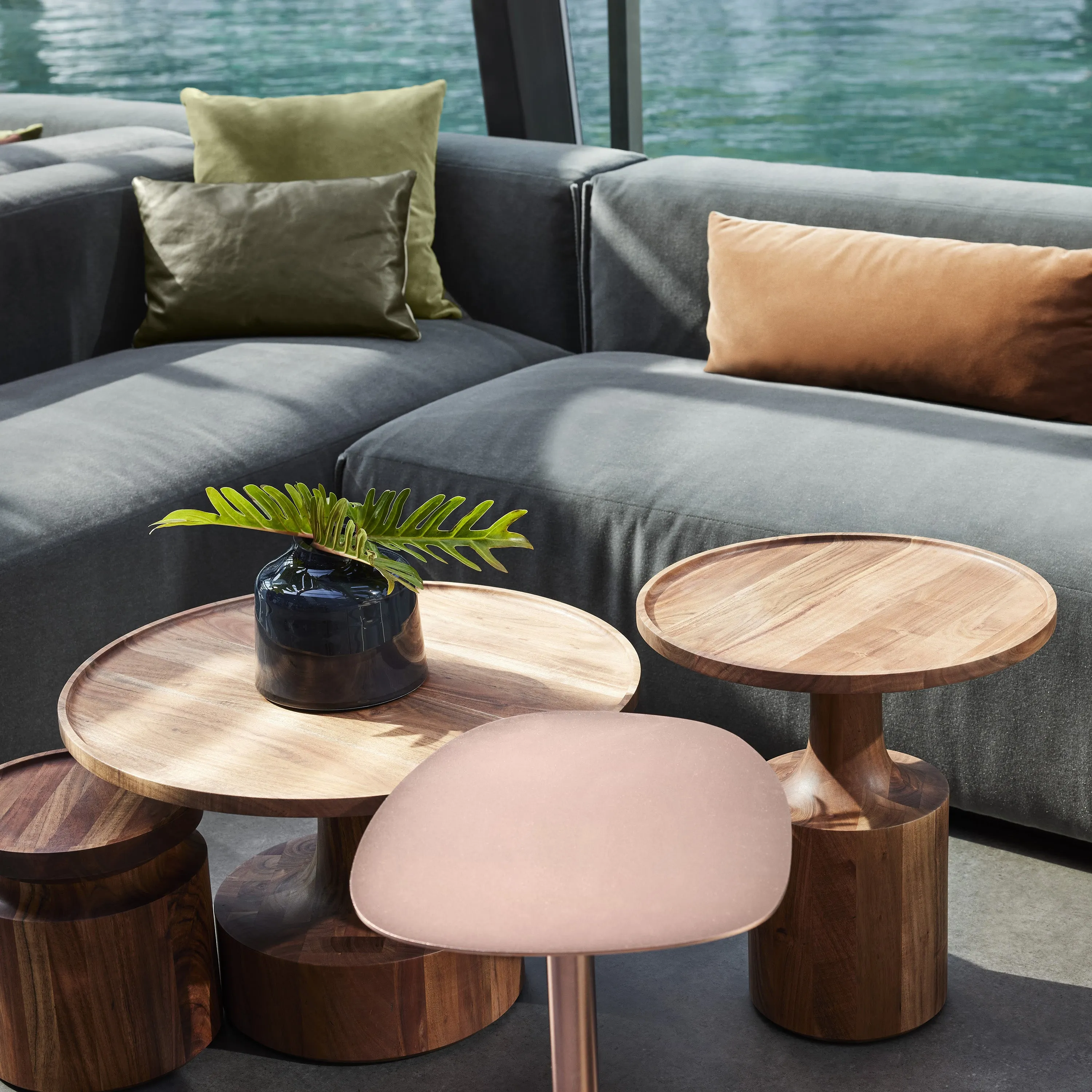 Turn Tall Side Table
