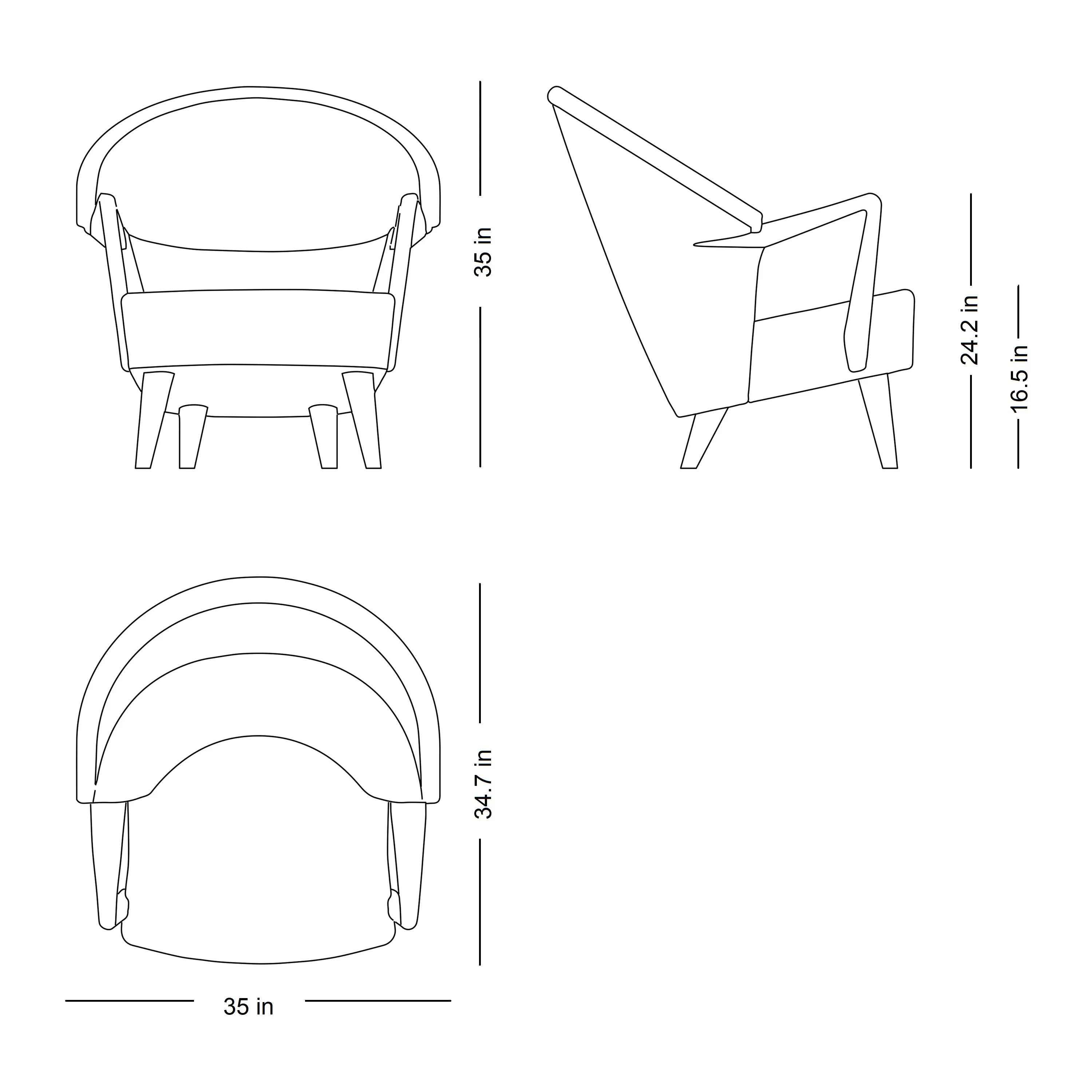 UnFluffy Lounge Chair
