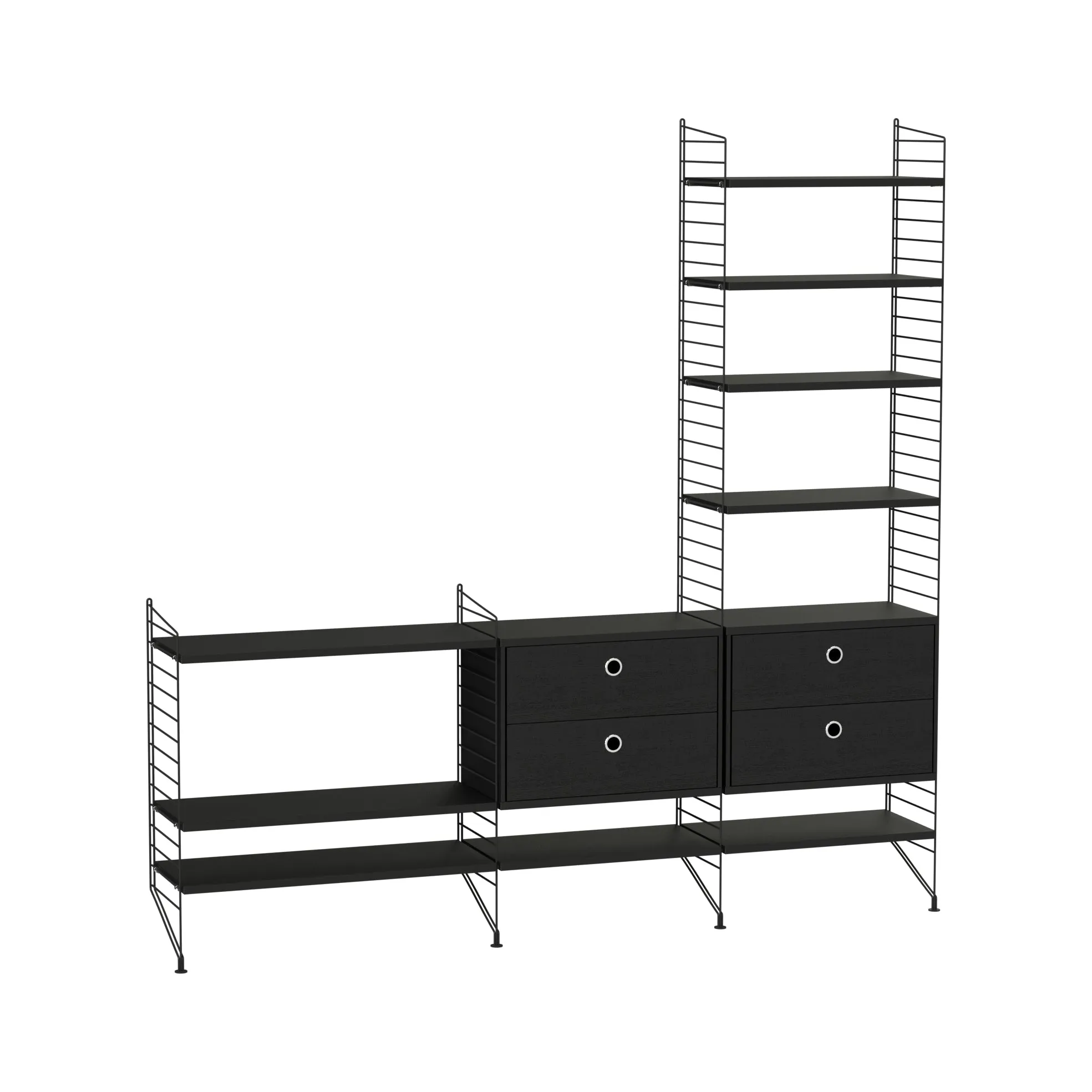 Vertical Wall Cabinet Shelving Unit V2