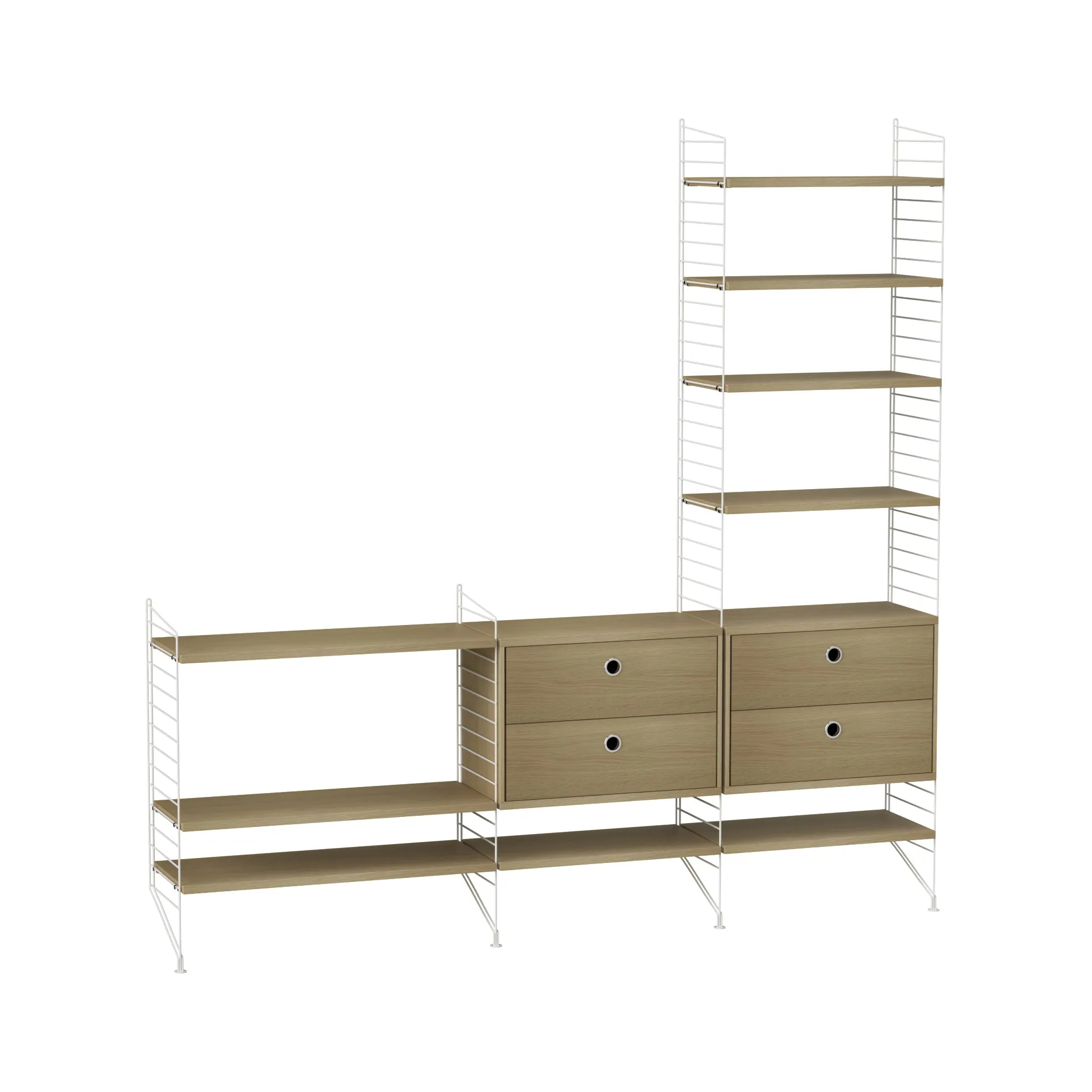 Vertical Wall Cabinet Shelving Unit V2