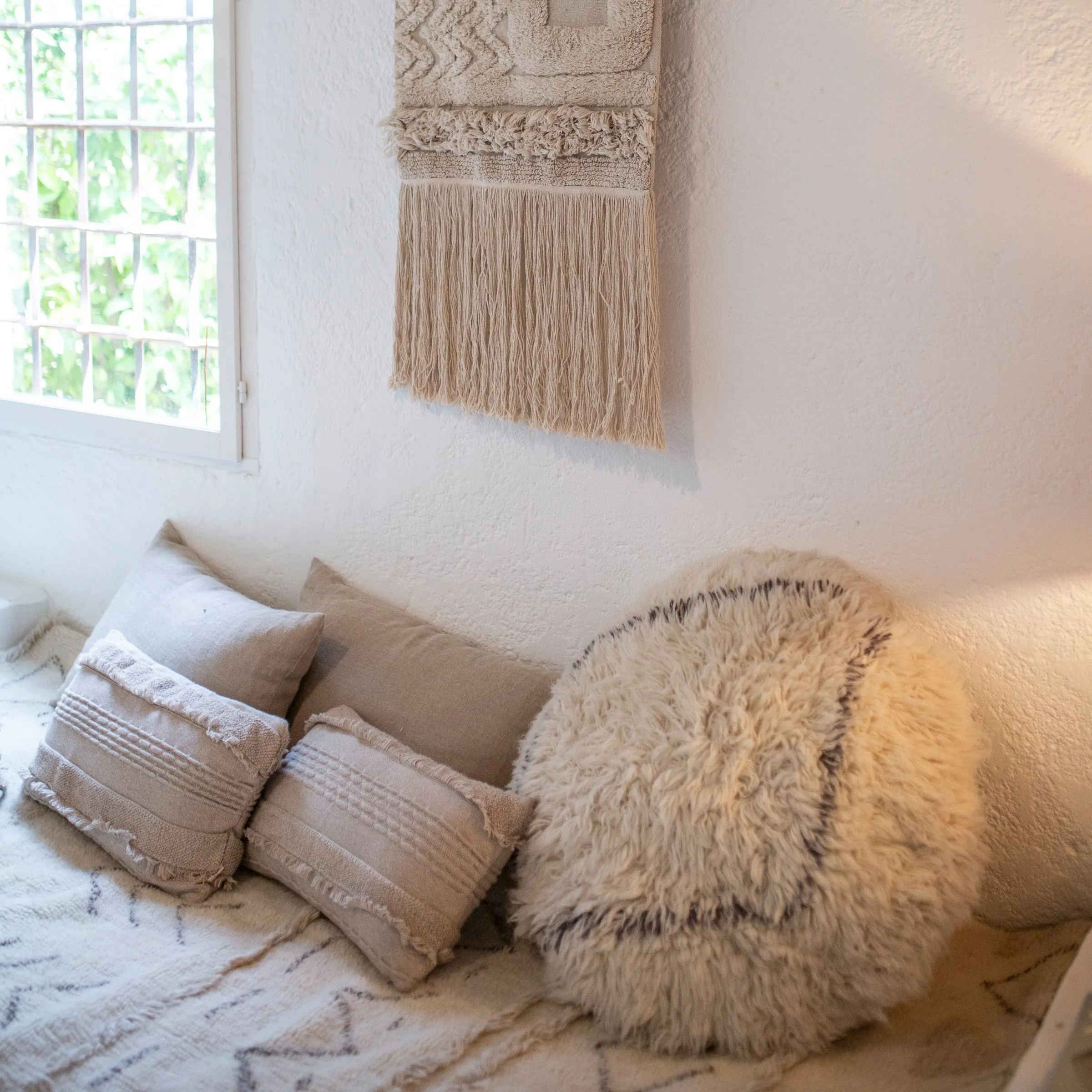 Washable Berber Soul Pouf