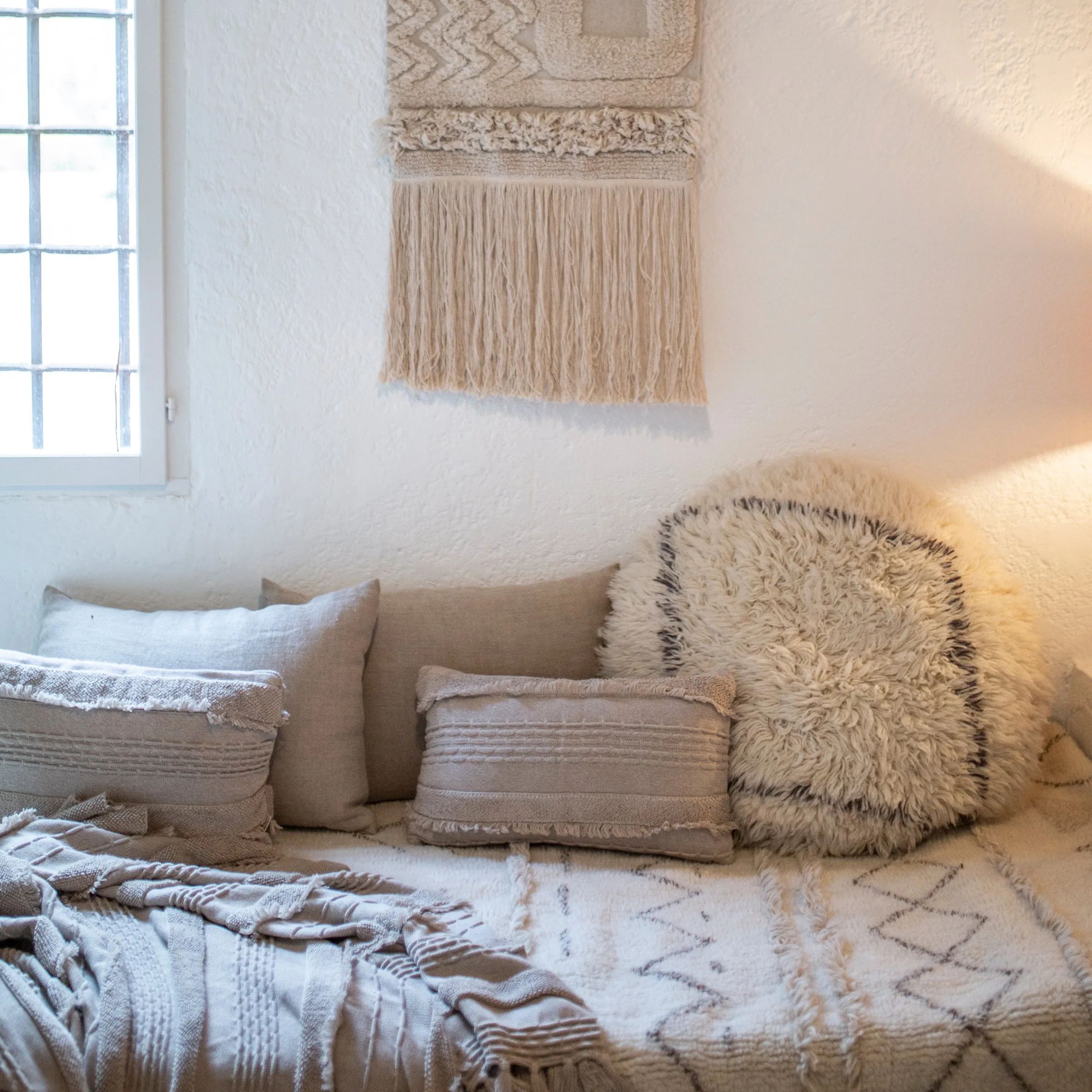 Washable Berber Soul Pouf
